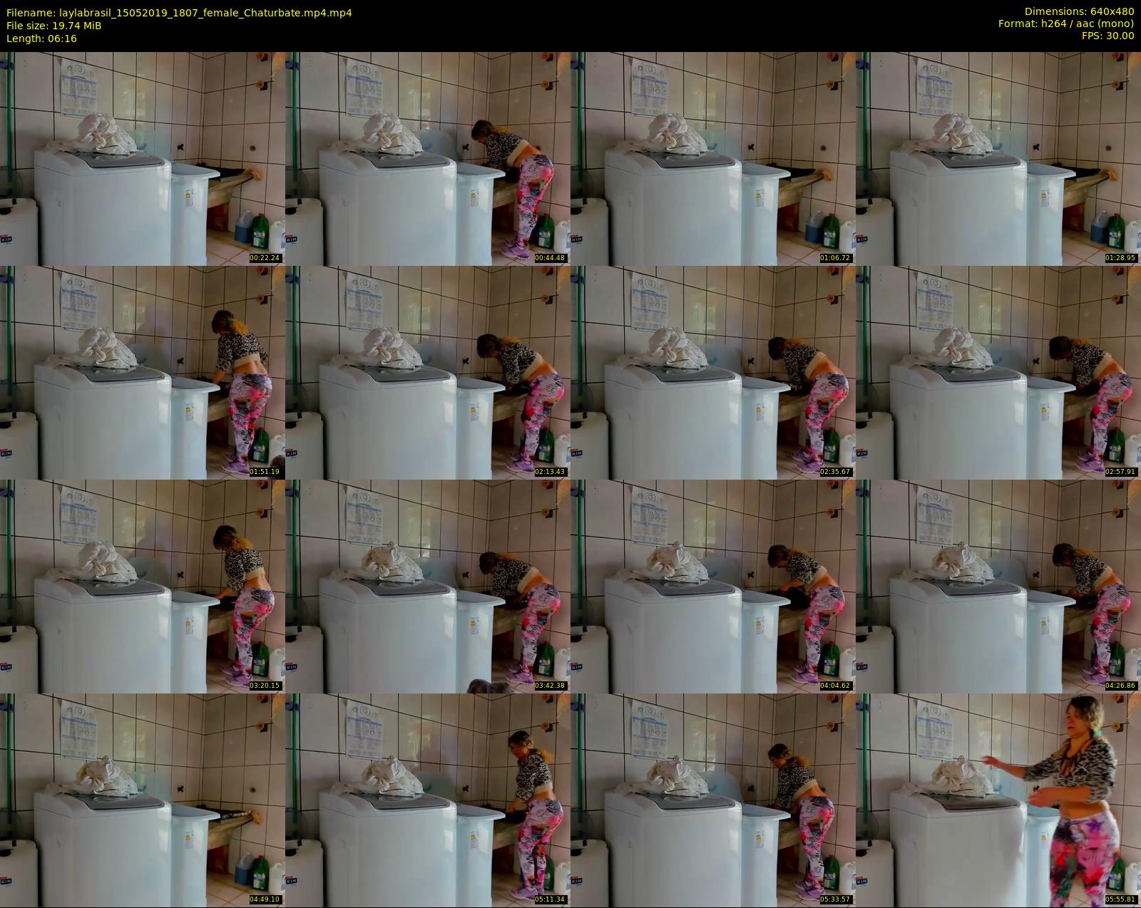 laylabrasil — 7 minute Chaturbate female cam show recording, 480p, May 15, 2019