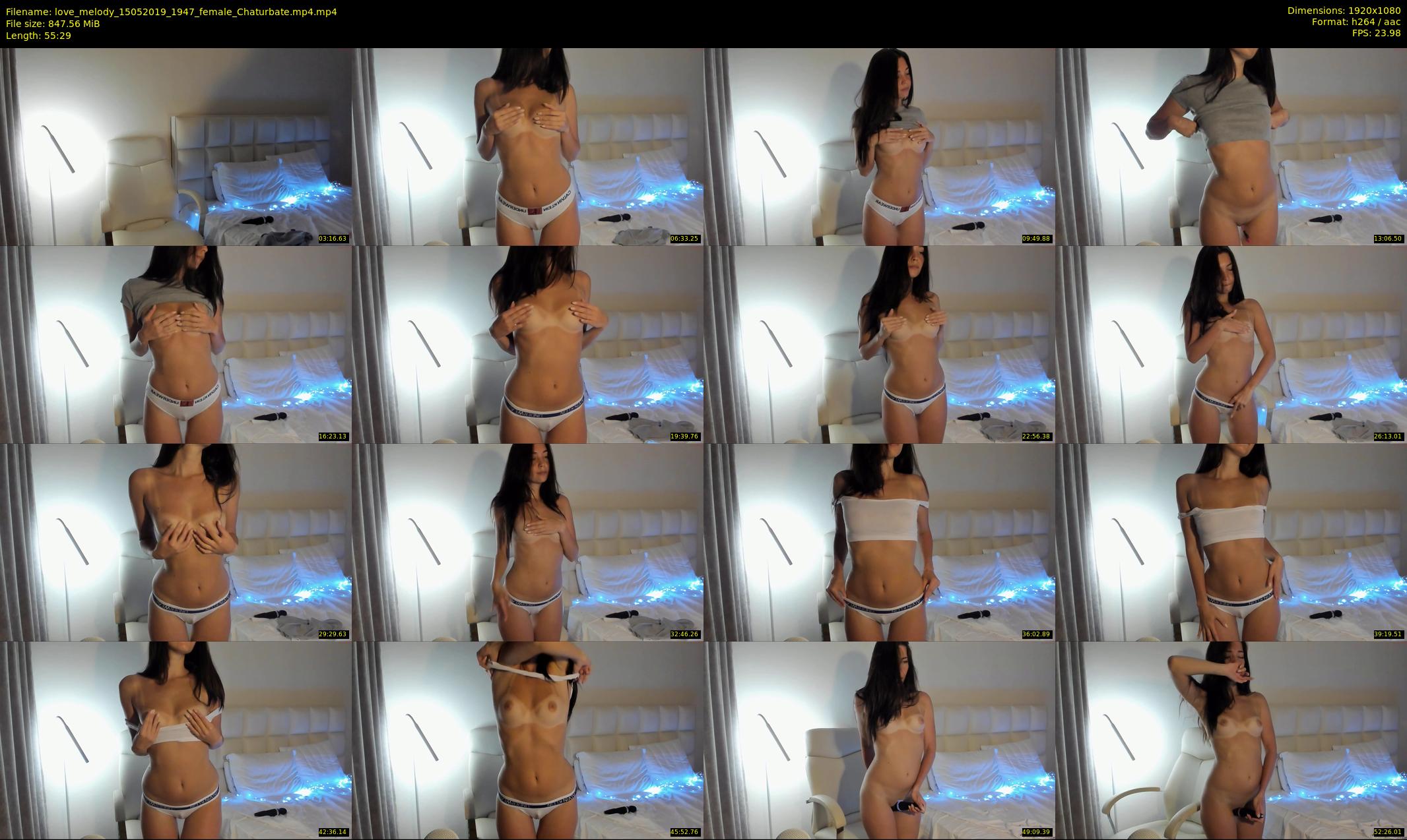 love_melody — 56 minute Chaturbate female cam show recording, 1080p, May 15, 2019