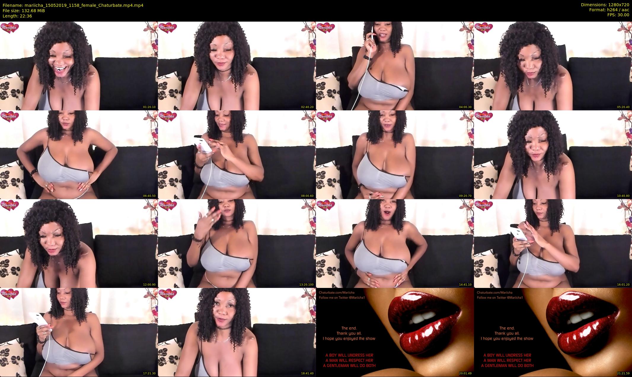 mariicha — 23 minute Chaturbate female cam show recording, 720p, May 15, 2019