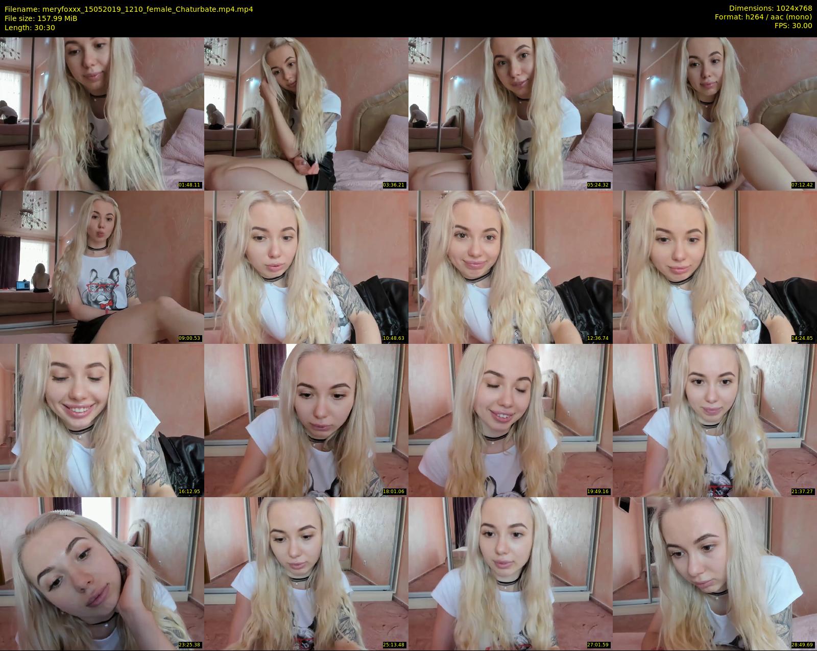 meryfoxxx — 31 minute Chaturbate female cam show recording, 720p, May 15, 2019