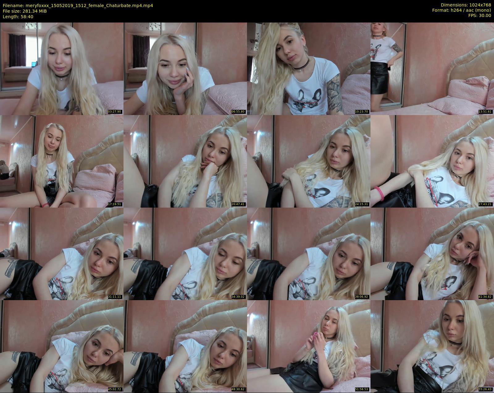 meryfoxxx — 59 minute Chaturbate female cam show recording, 720p, May 15, 2019