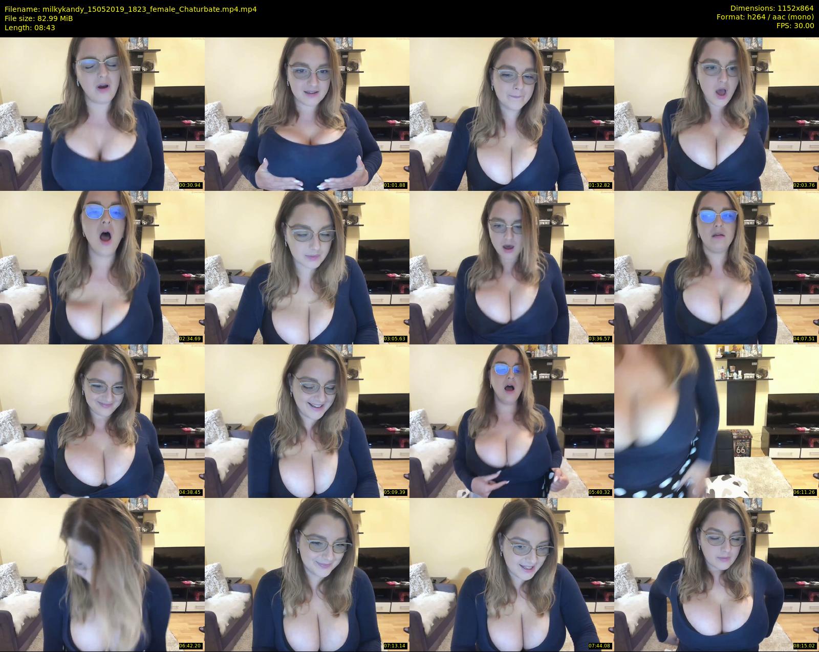 milkykandy — 9 minute Chaturbate female cam show recording, 720p, May 15, 2019