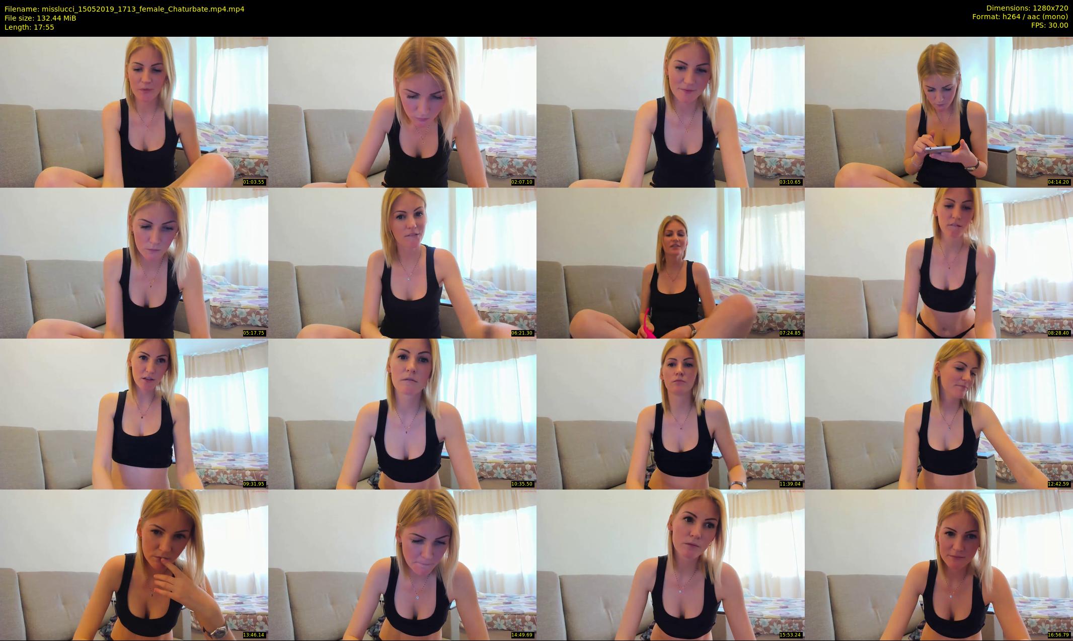 misslucci — 18 minute Chaturbate female cam show recording, 720p, May 15, 2019