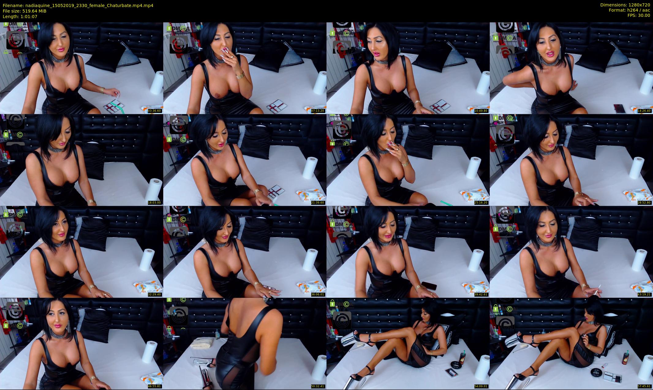 nadiaquine — 62 minute Chaturbate female cam show recording, 720p, May 15, 2019