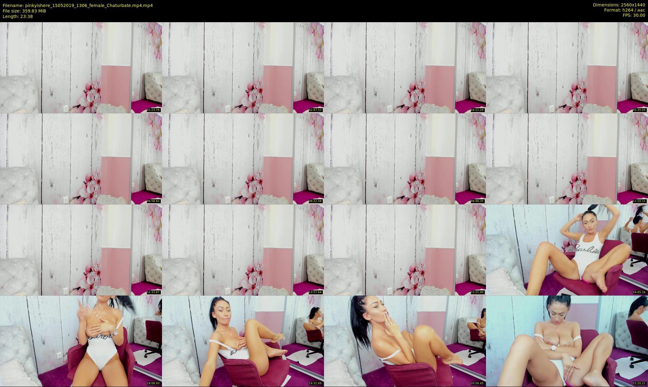 pinkyishere — 24 minute Chaturbate female cam show recording, 1080p, May 15, 2019