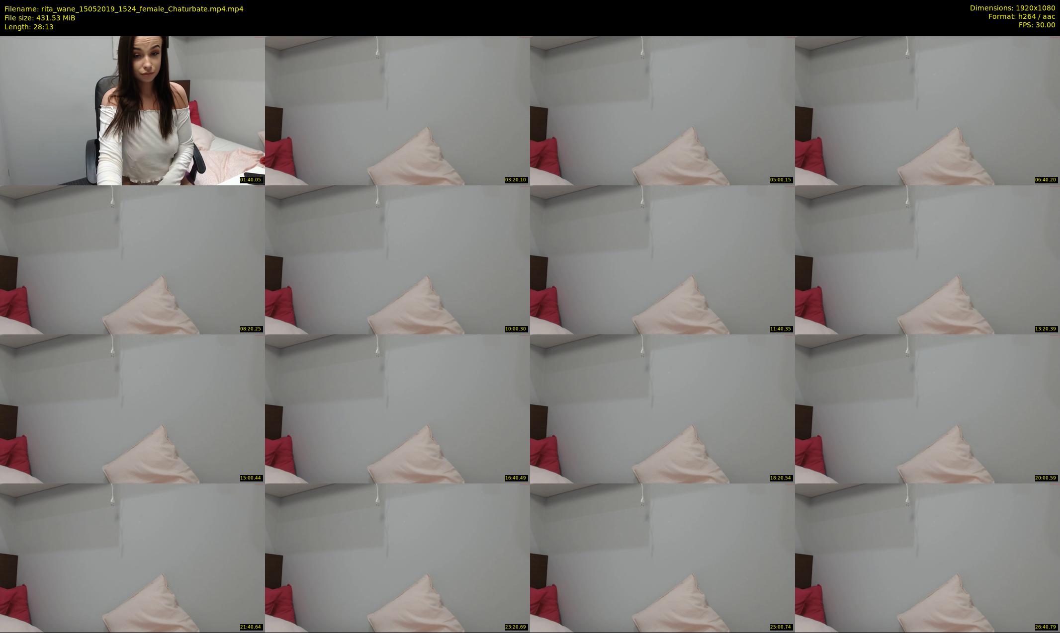 rita_wane — 29 minute Chaturbate female cam show recording, 1080p, May 15, 2019