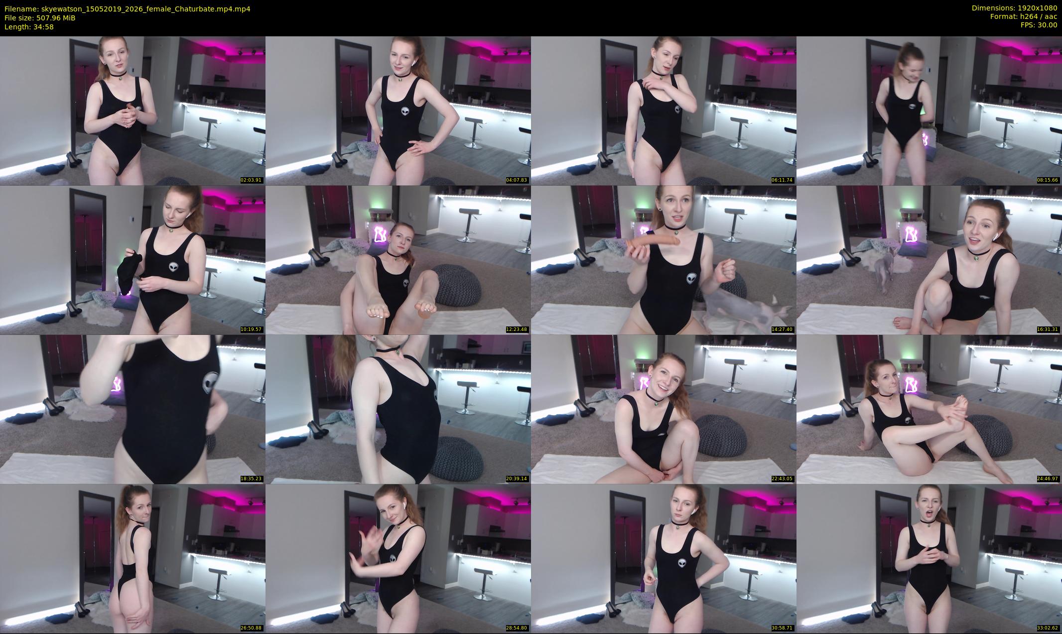 skyewatson — 35 minute Chaturbate female cam show recording, 1080p, May 15, 2019
