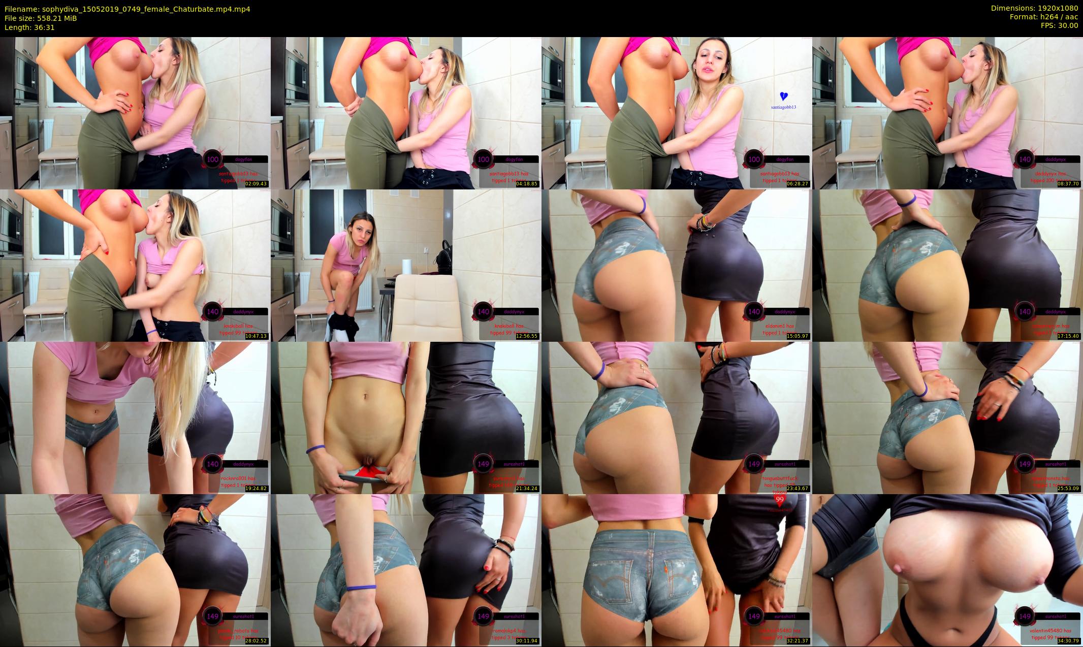 sophydiva — 37 minute Chaturbate female cam show recording, 1080p, May 15, 2019