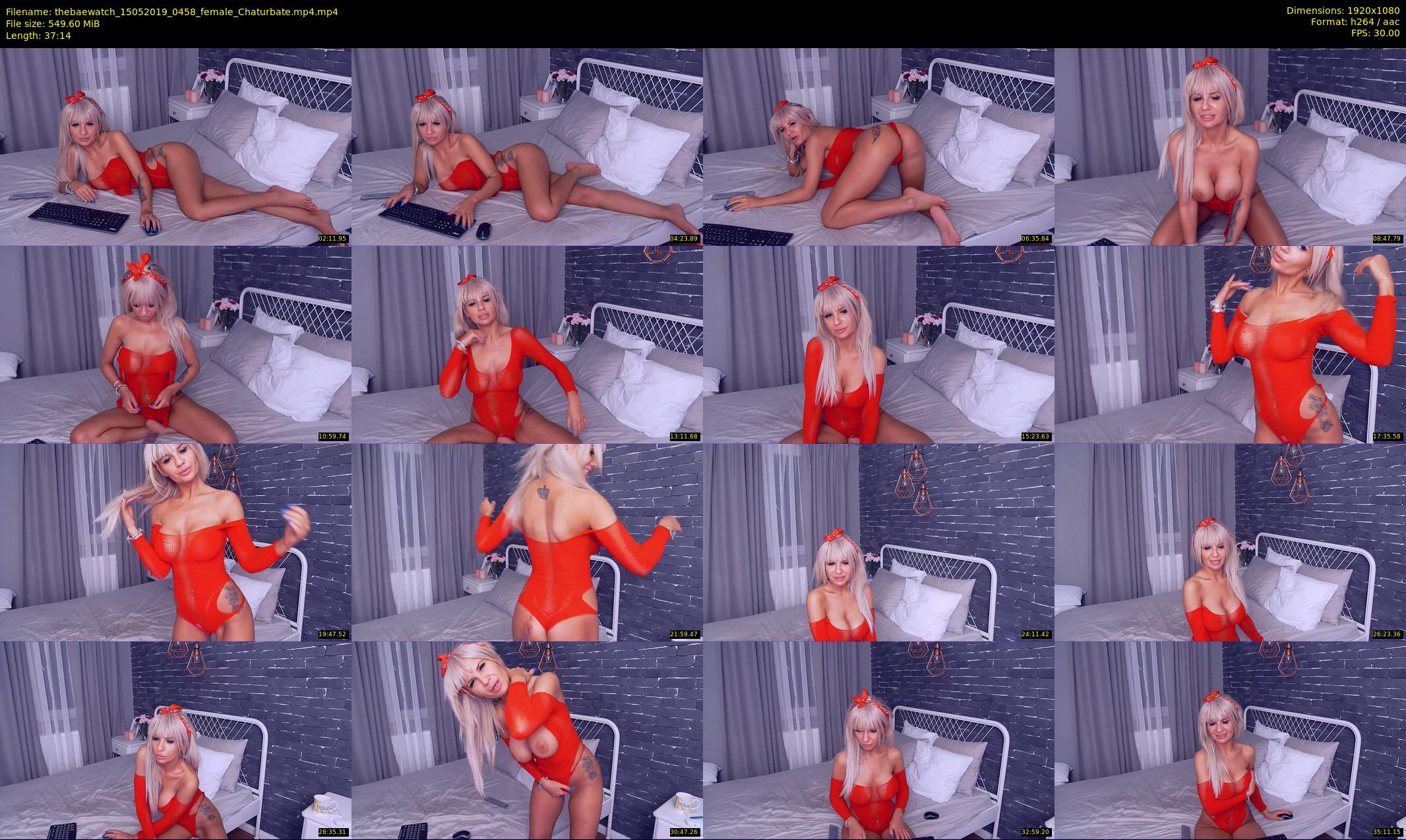 thebaewatch — 38 minute Chaturbate female cam show recording, 1080p, May 15, 2019