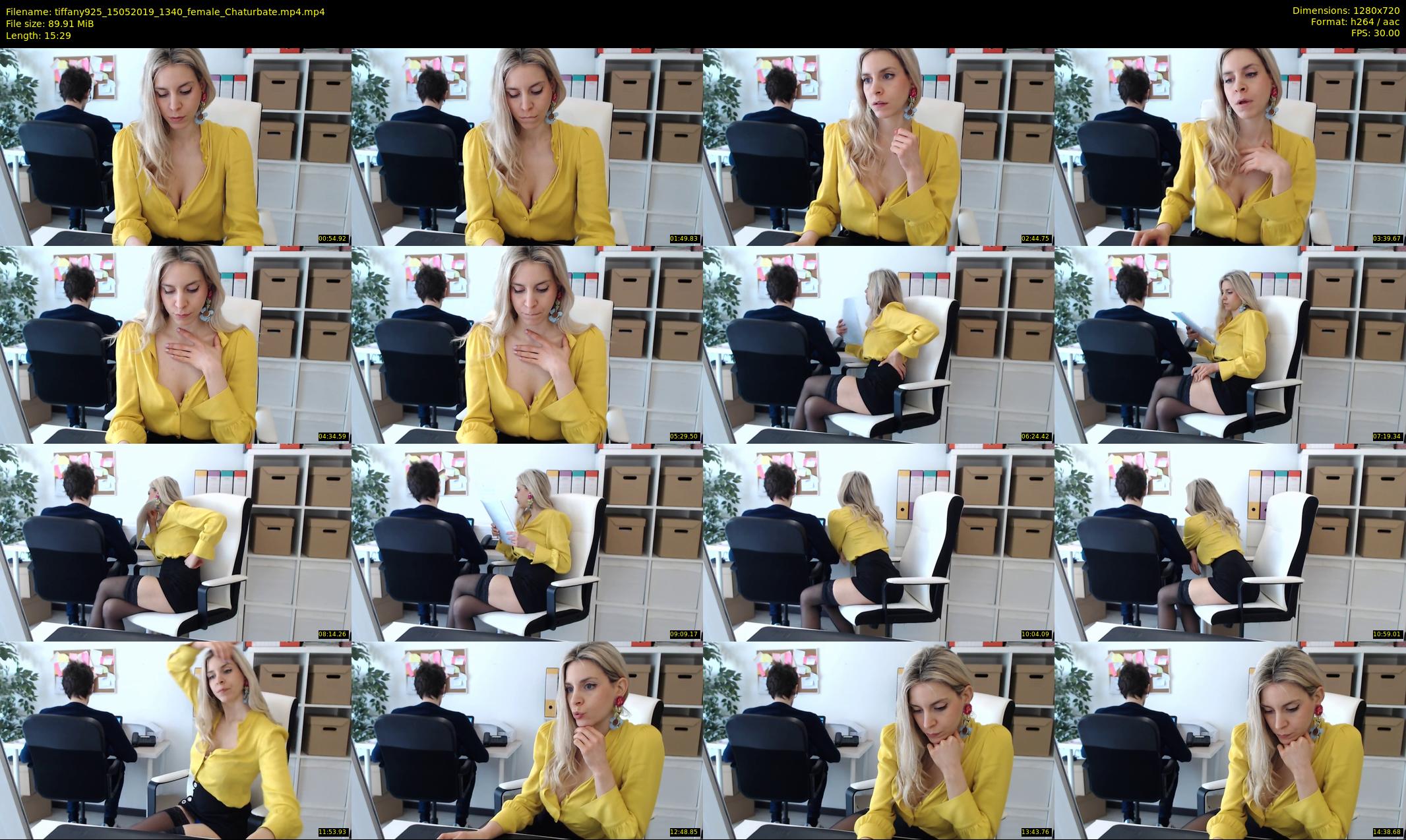 tiffany925 — 16 minute Chaturbate female cam show recording, 720p, May 15, 2019