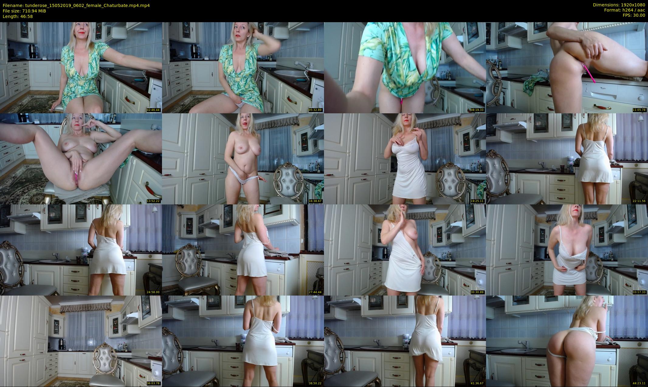tunderose — 47 minute Chaturbate female cam show recording, 1080p, May 15, 2019