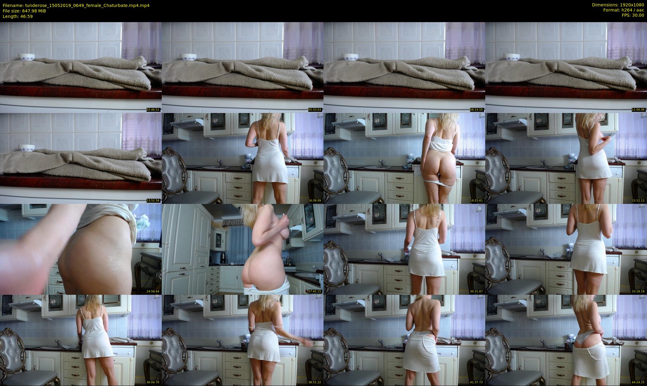 tunderose — 47 minute Chaturbate female cam show recording, 1080p, May 15, 2019