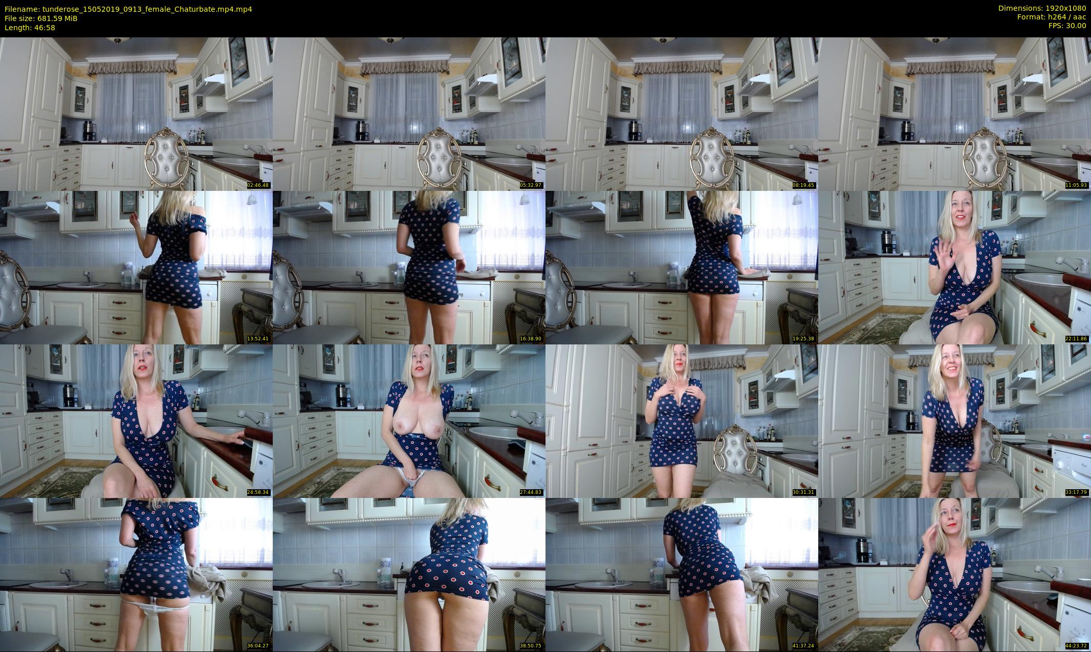 tunderose — 47 minute Chaturbate female cam show recording, 1080p, May 15, 2019