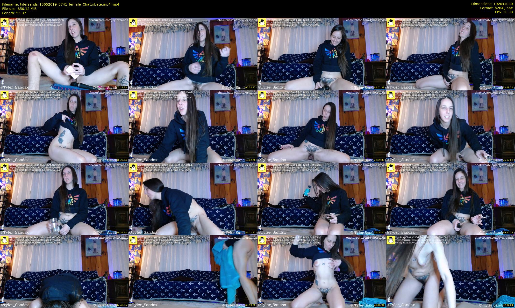 tylersands — 56 minute Chaturbate female cam show recording, 1080p, May 15, 2019