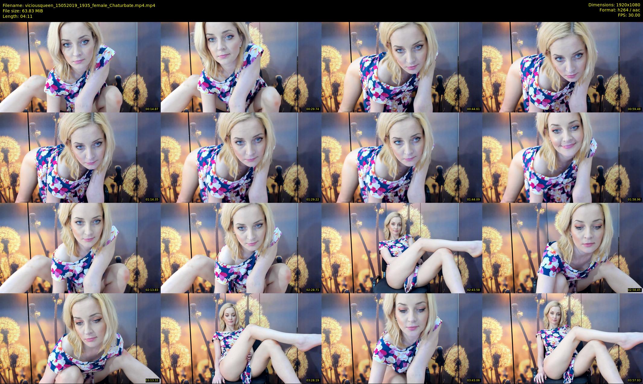 viciousqueen — 5 minute Chaturbate female cam show recording, 1080p, May 15, 2019
