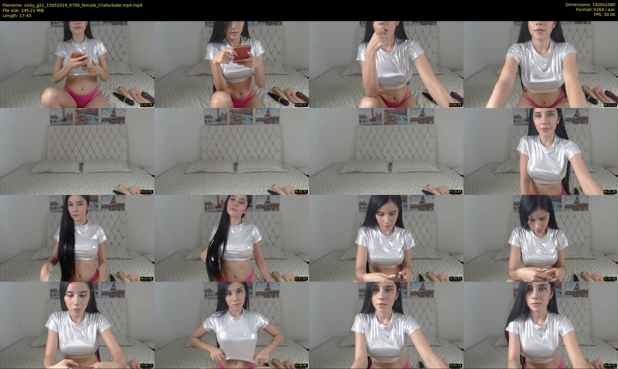 vicky_g21 — 18 minute Chaturbate female cam show recording, 1080p, May 15, 2019