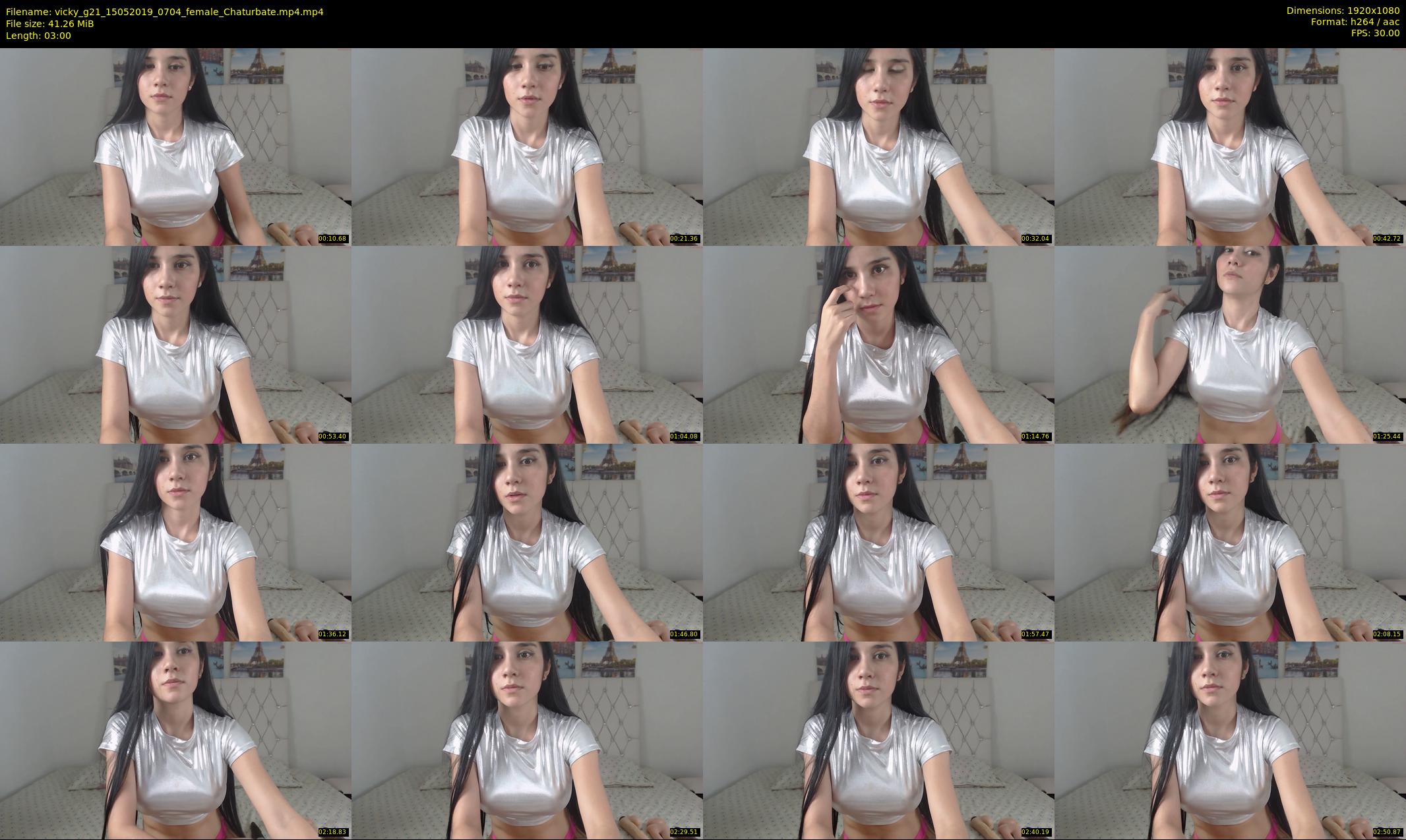 vicky_g21 — 3 minute Chaturbate female cam show recording, 1080p, May 15, 2019