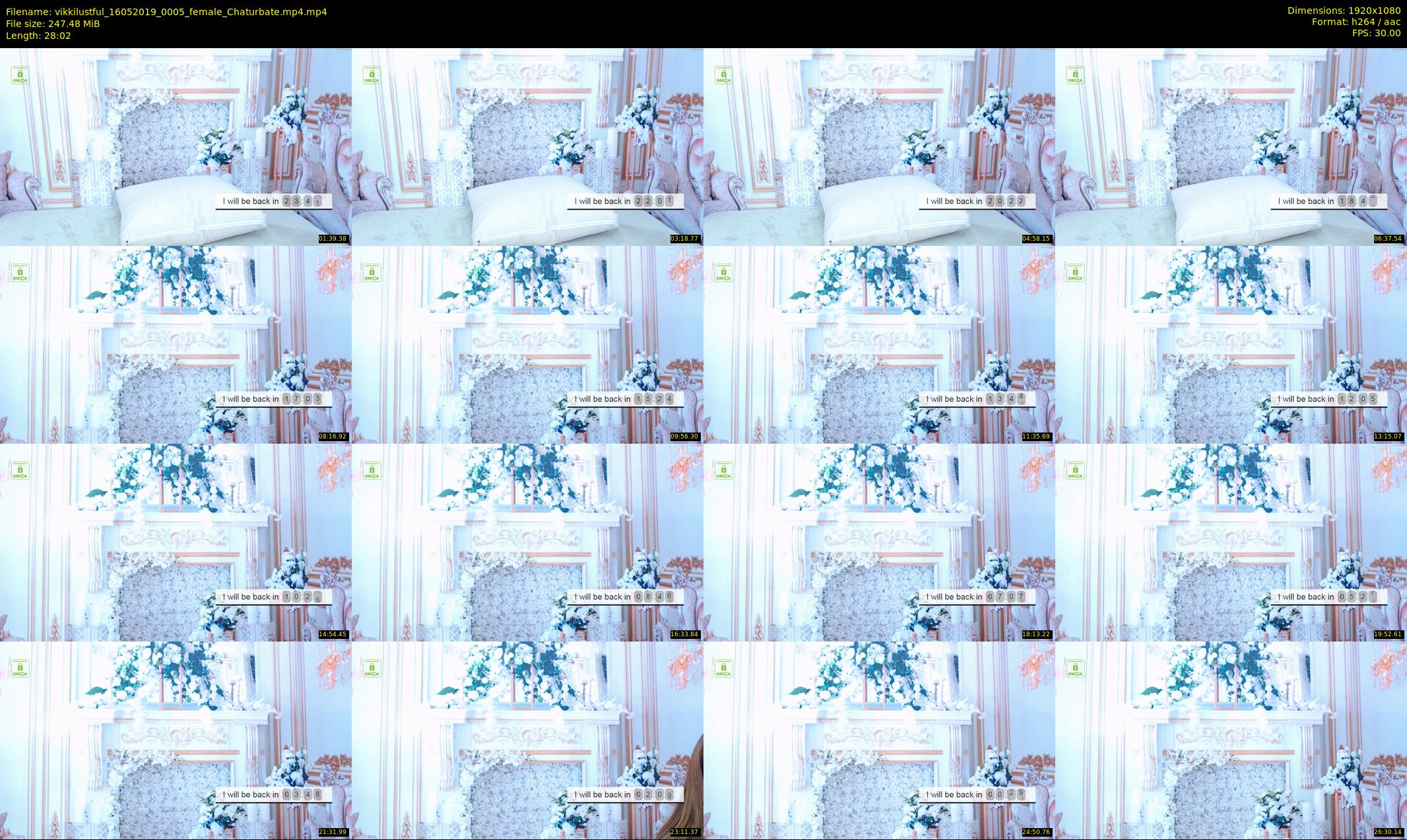 vikkilustful — 29 minute Chaturbate female cam show recording, 1080p, May 16, 2019