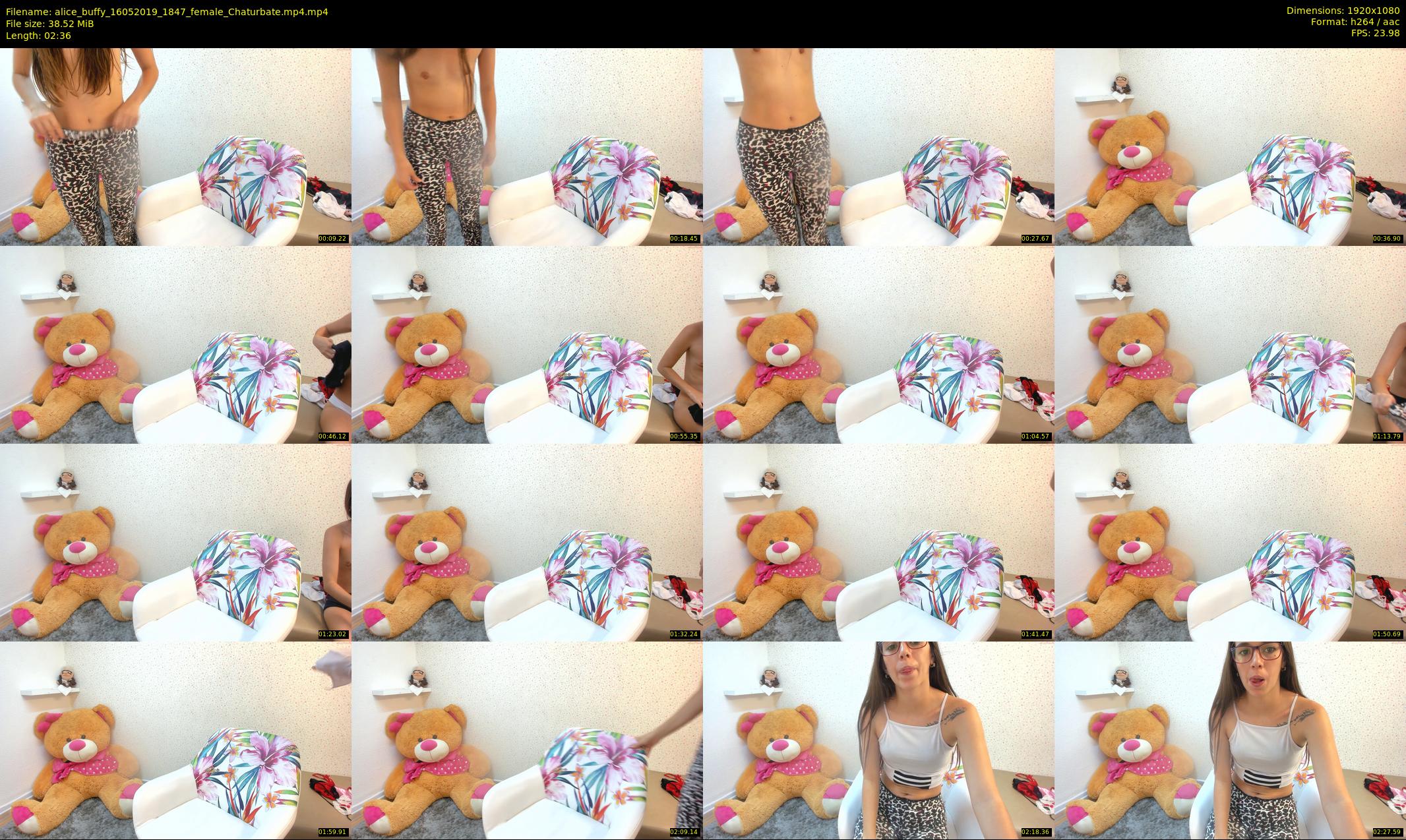alice_buffy — 3 minute Chaturbate female cam show recording, 1080p, May 16, 2019