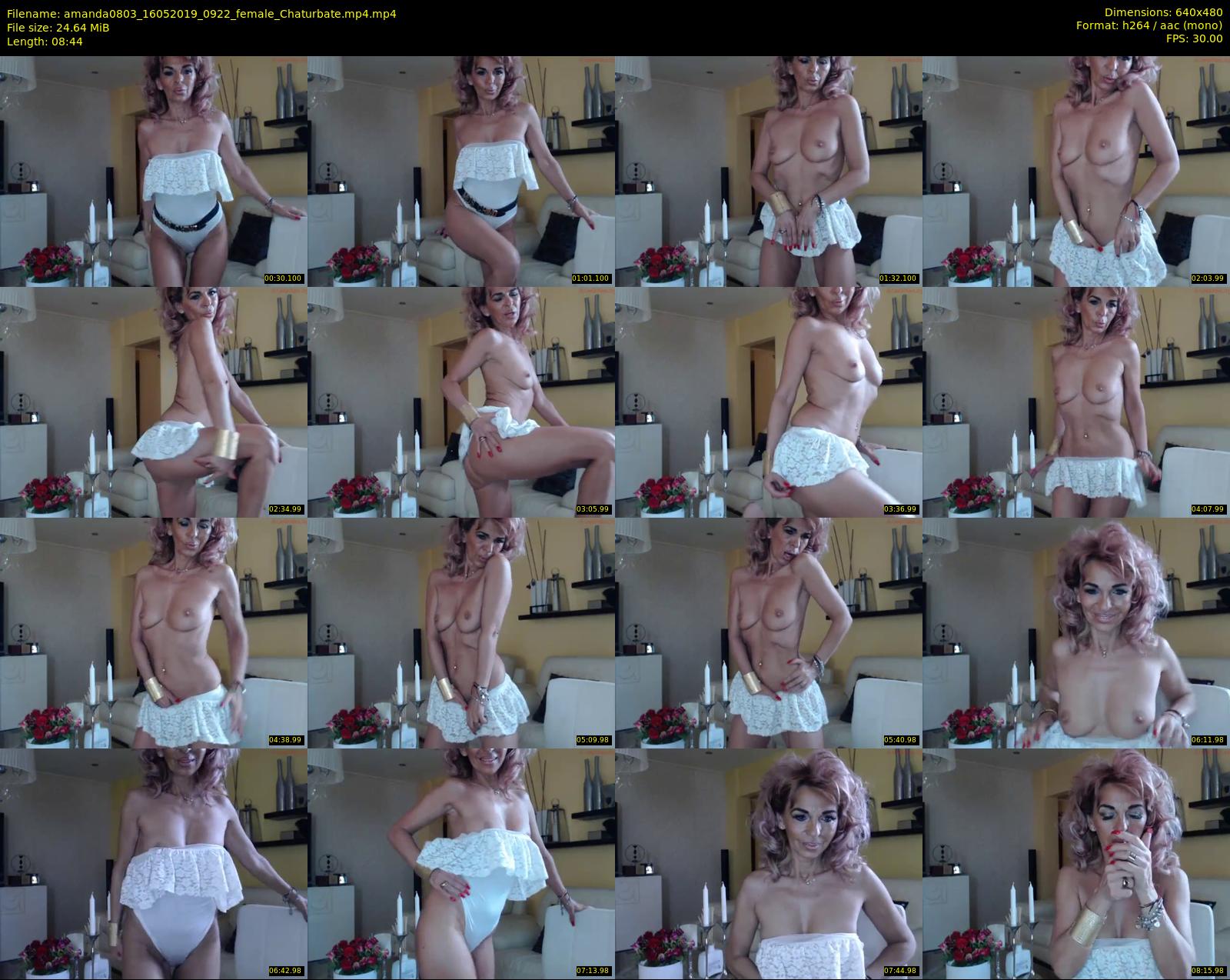 amanda0803 — 9 minute Chaturbate female cam show recording, 480p, May 16, 2019