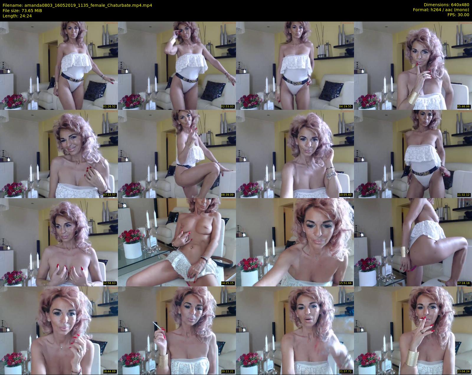 amanda0803 — 25 minute Chaturbate female cam show recording, 480p, May 16, 2019