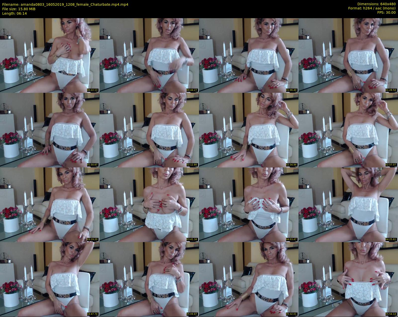 amanda0803 — 7 minute Chaturbate female cam show recording, 480p, May 16, 2019