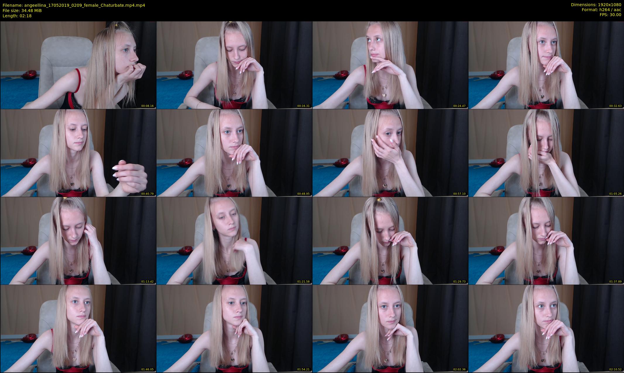 angeellina — 3 minute Chaturbate female cam show recording, 1080p, May 17, 2019