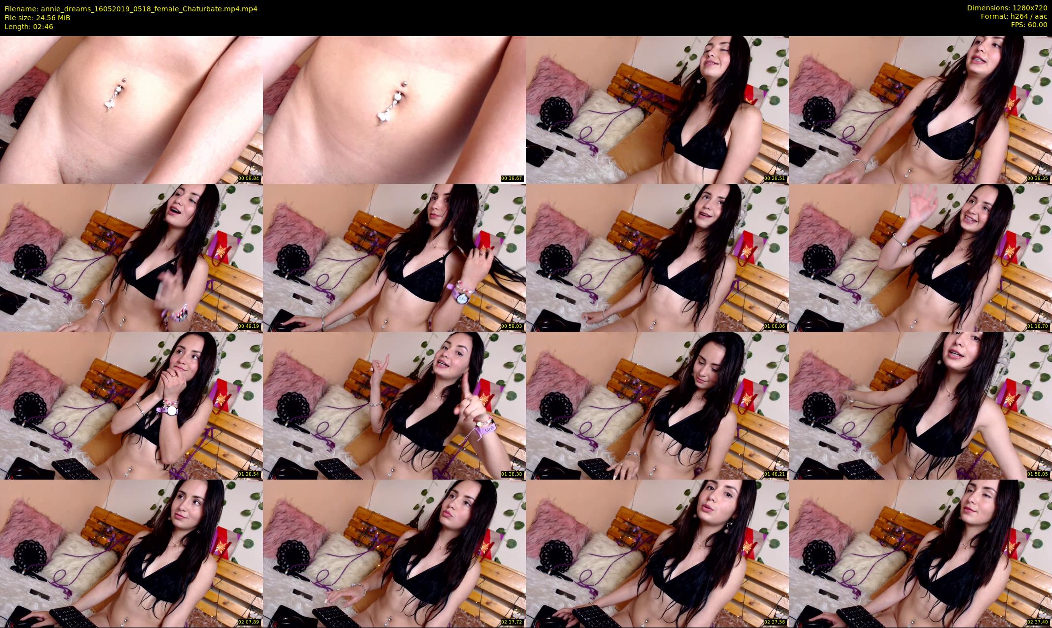 annie_dreams — 3 minute Chaturbate female cam show recording, 720p, May 16, 2019
