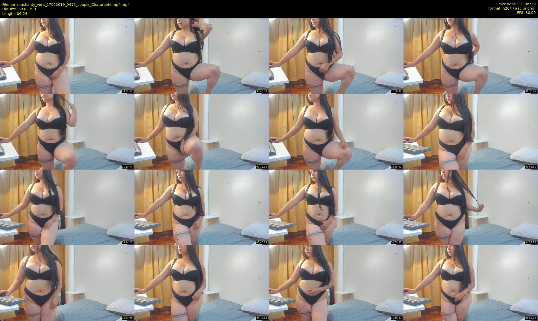 ashanty_vera — 7 minute Chaturbate couple cam show recording, 720p, May 17, 2019