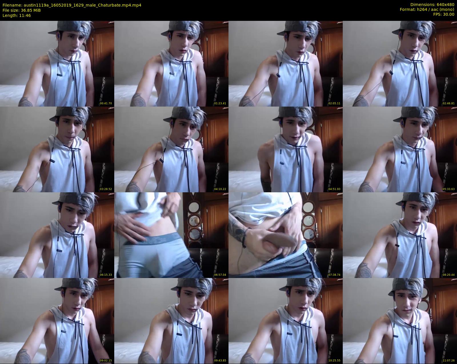 austin1119a — 12 minute Chaturbate male cam show recording, 480p, May 16, 2019