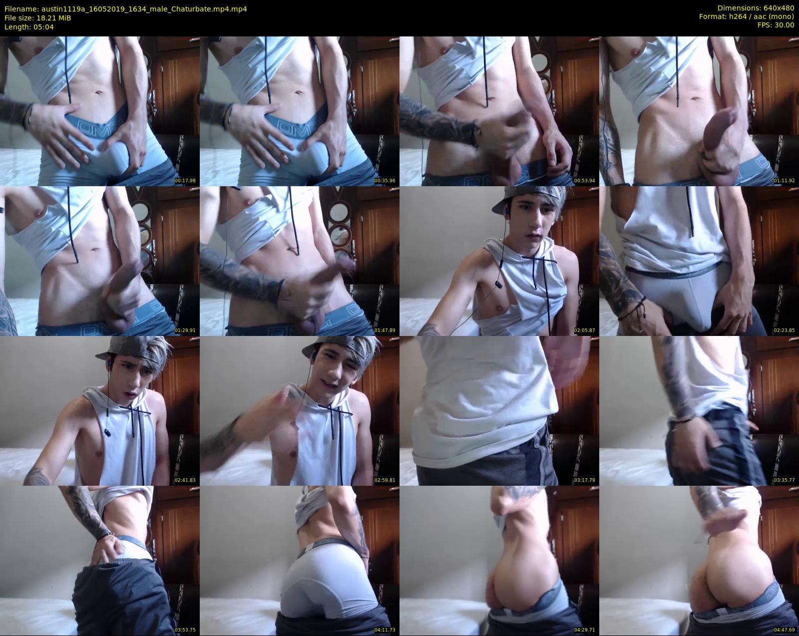 austin1119a — 6 minute Chaturbate male cam show recording, 480p, May 16, 2019