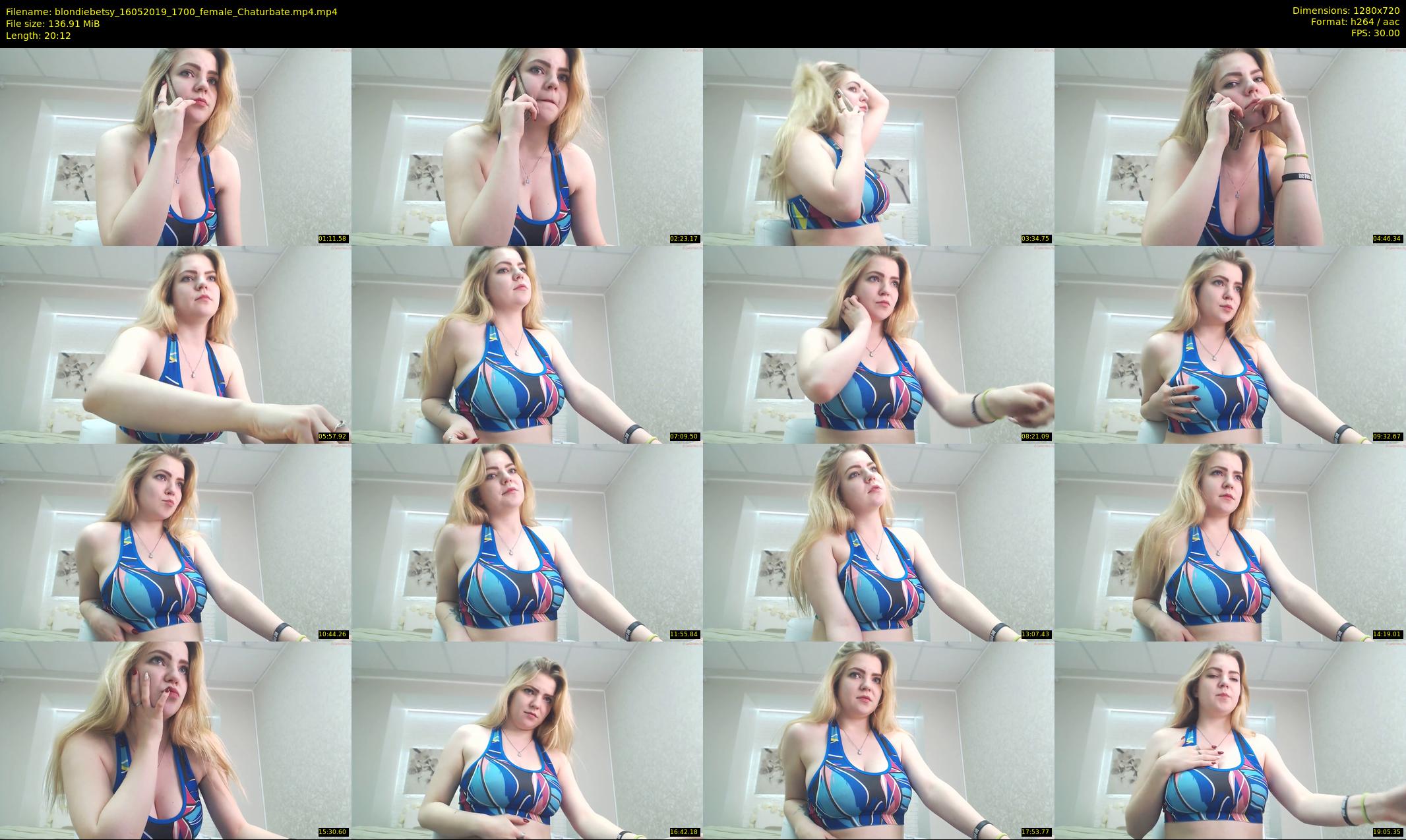 blondiebetsy — 21 minute Chaturbate female cam show recording, 720p, May 16, 2019