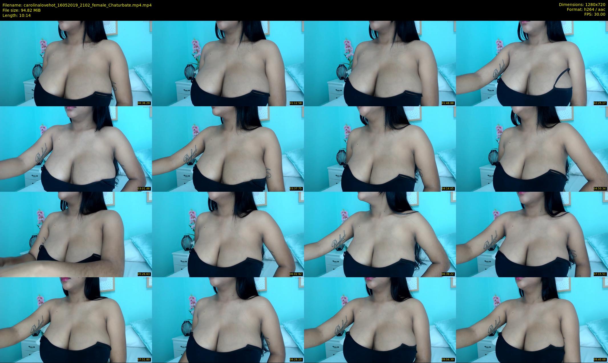 carolinalovehot — 11 minute Chaturbate female cam show recording, 720p, May 16, 2019