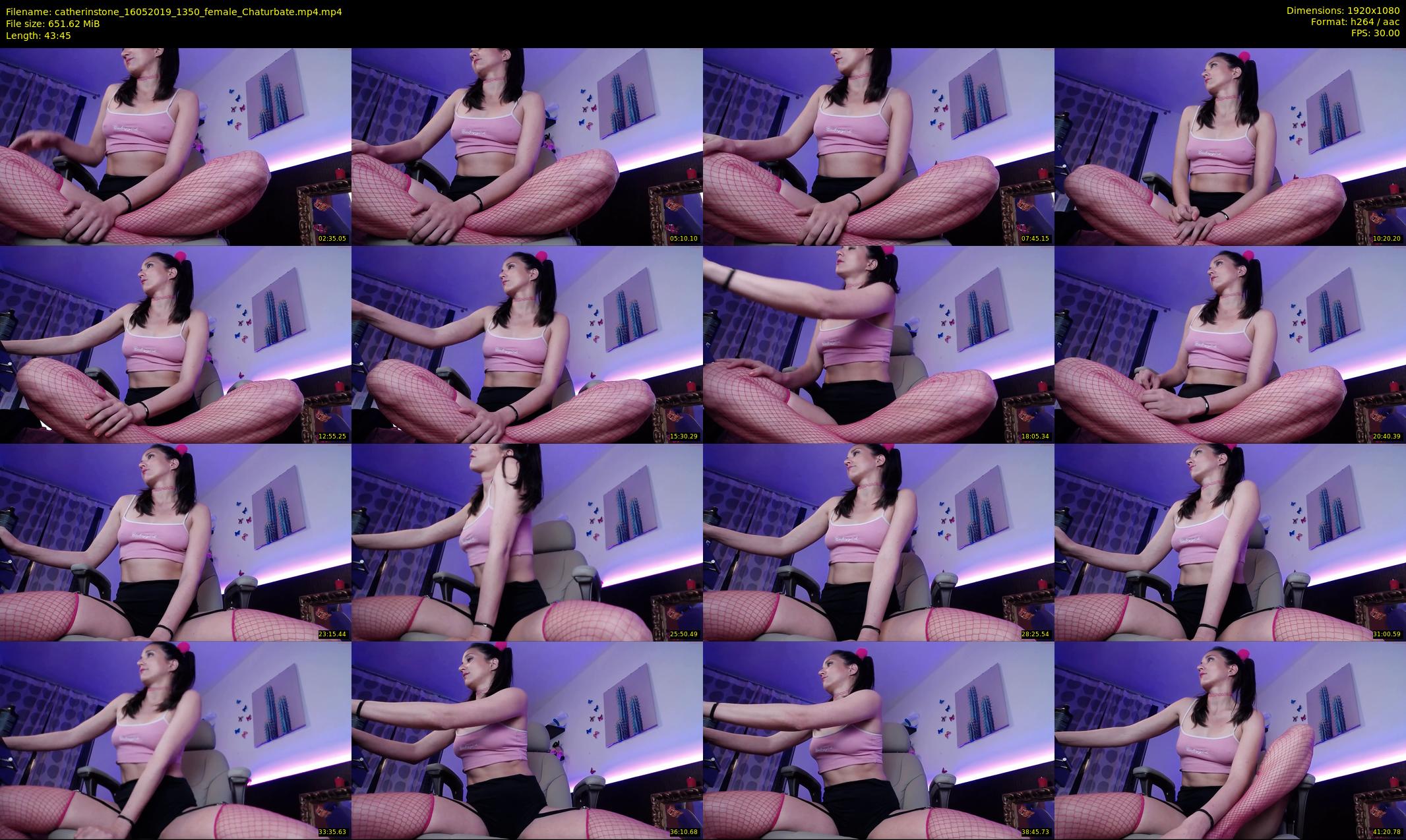 catherinstone — 44 minute Chaturbate female cam show recording, 1080p, May 16, 2019