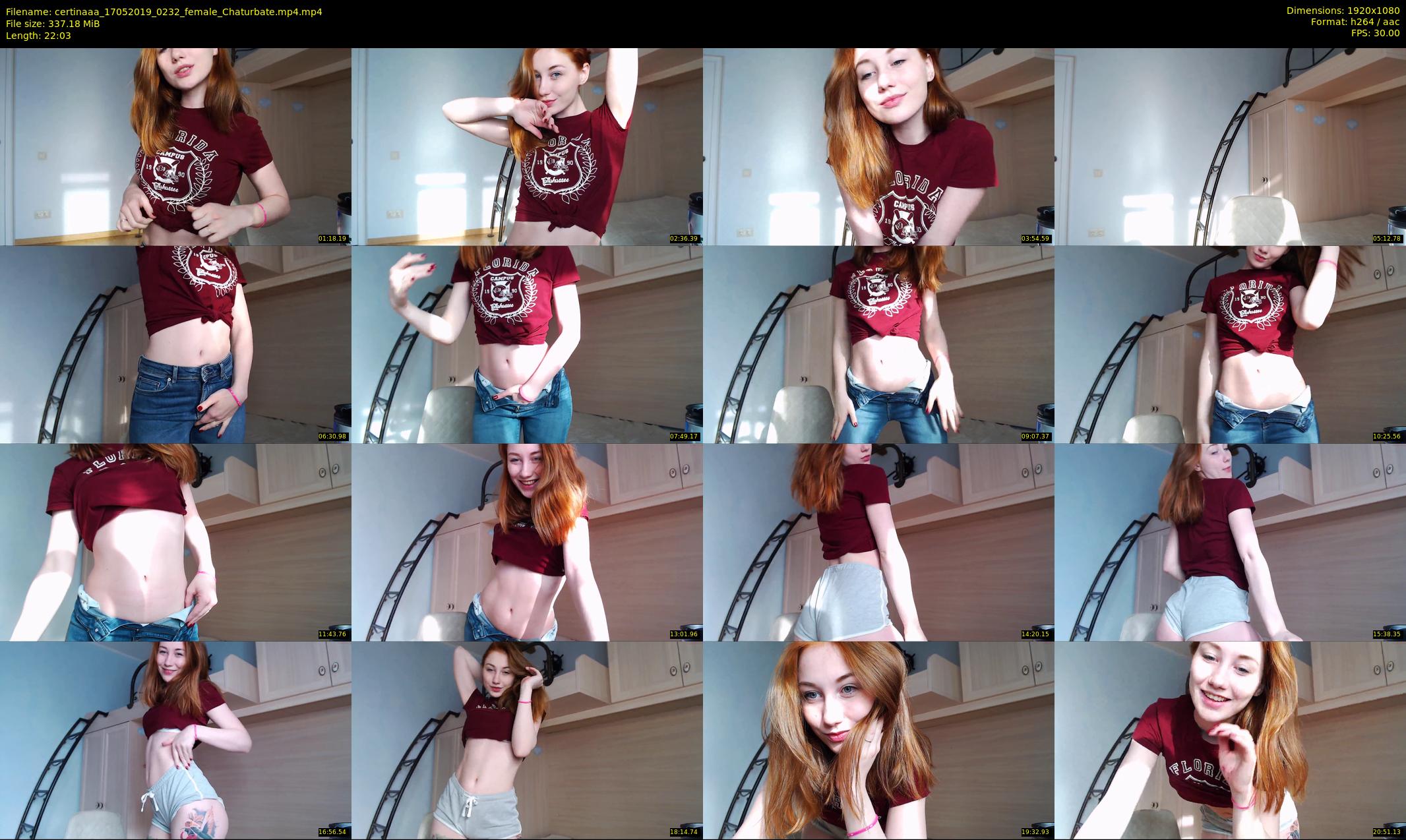 certinaaa — 23 minute Chaturbate female cam show recording, 1080p, May 17, 2019