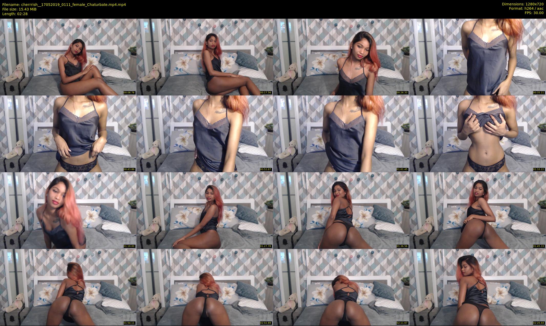 cherrrish_ — 3 minute Chaturbate female cam show recording, 720p, May 17, 2019