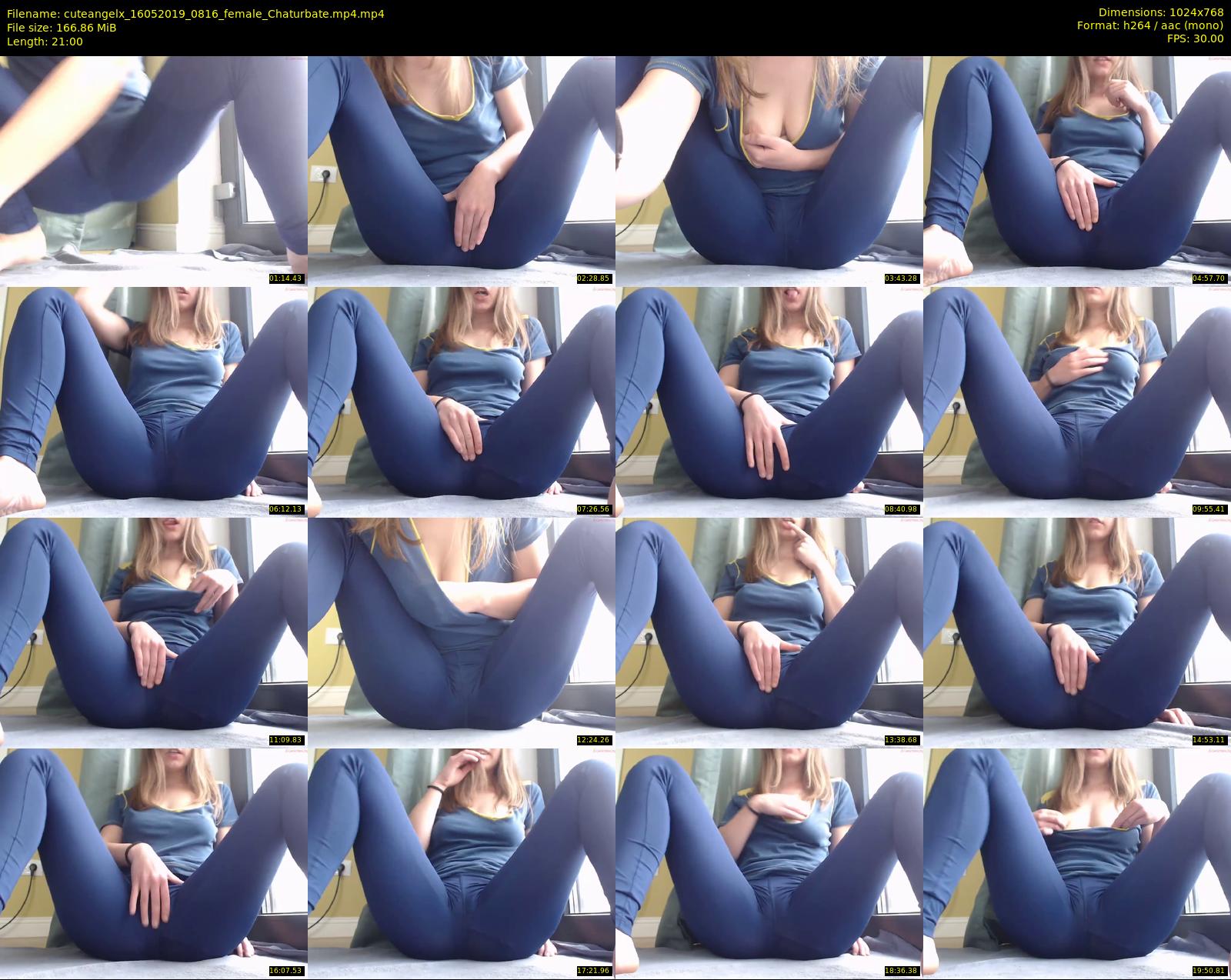 cuteangelx — 21 minute Chaturbate female cam show recording, 720p, May 16, 2019