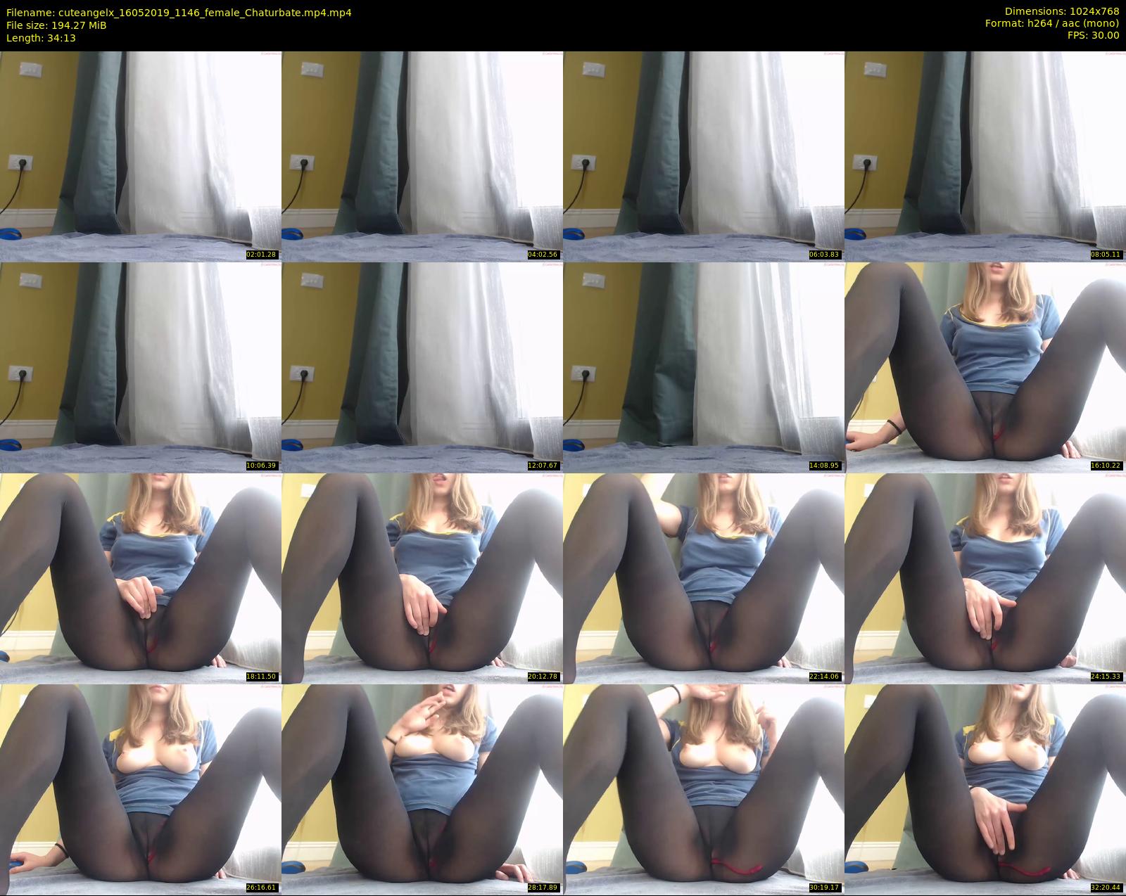 cuteangelx — 35 minute Chaturbate female cam show recording, 720p, May 16, 2019