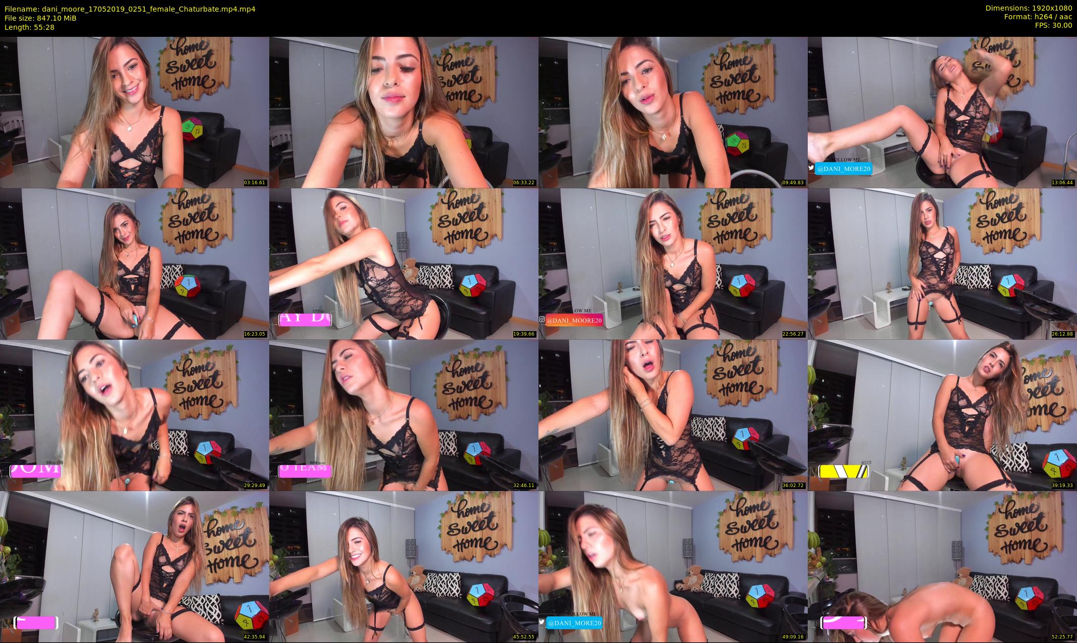 dani_moore — 56 minute Chaturbate female cam show recording, 1080p, May 17, 2019