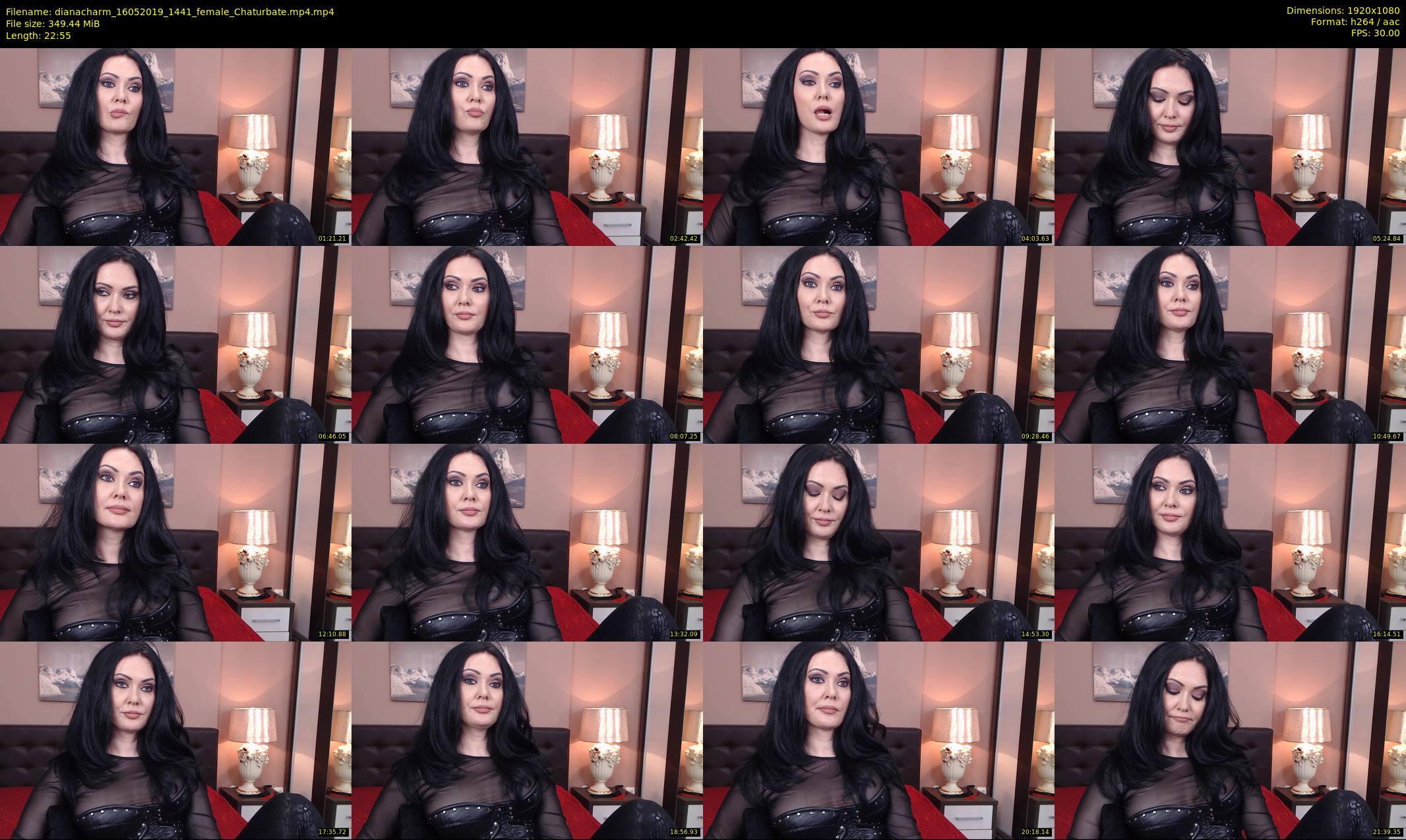 dianacharm — 23 minute Chaturbate female cam show recording, 1080p, May 16, 2019