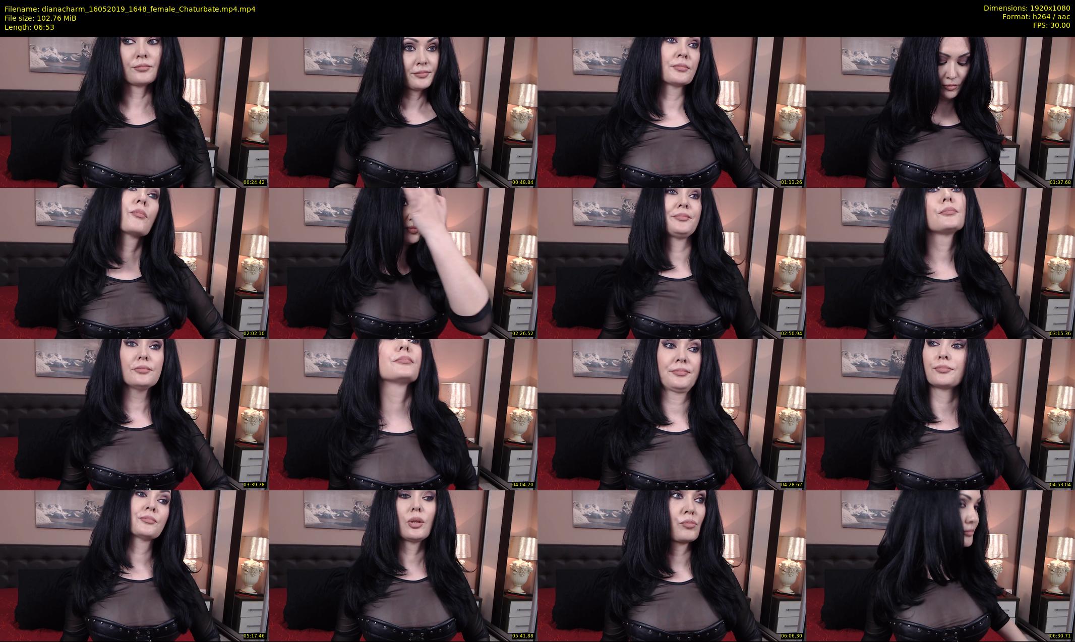 dianacharm — 7 minute Chaturbate female cam show recording, 1080p, May 16, 2019