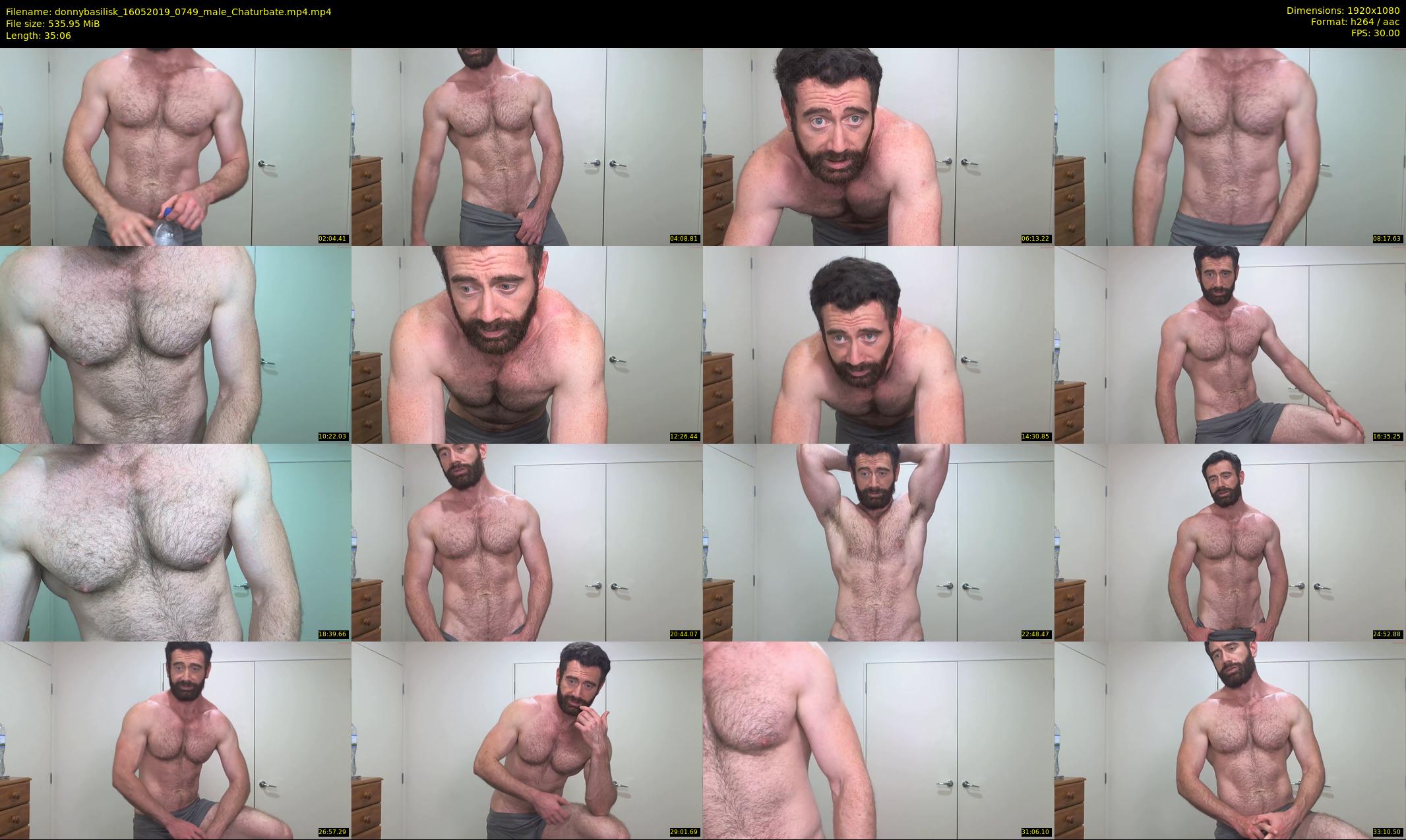 donnybasilisk — 36 minute Chaturbate male cam show recording, 1080p, May 16, 2019