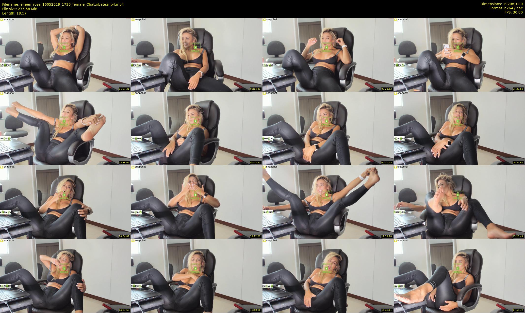 eileen_rose — 19 minute Chaturbate female cam show recording, 1080p, May 16, 2019