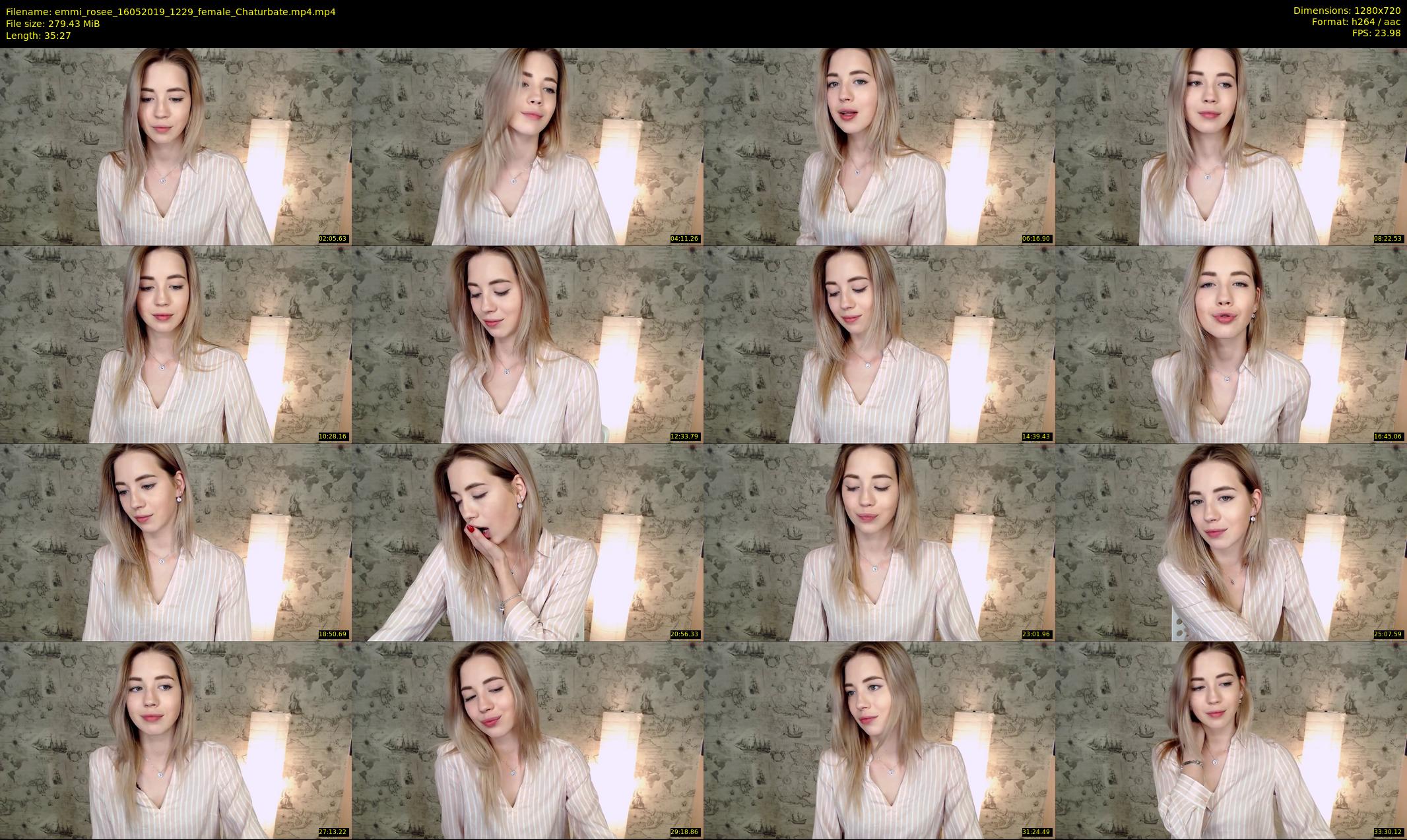 emmi_rosee — 36 minute Chaturbate female cam show recording, 720p, May 16, 2019