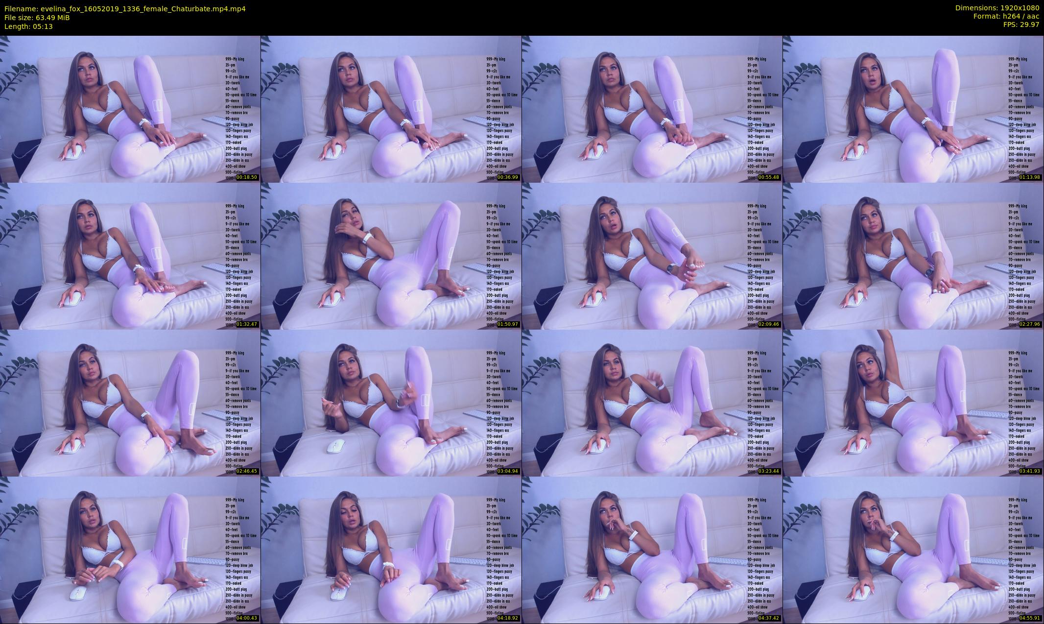 evelina_fox — 6 minute Chaturbate female cam show recording, 1080p, May 16, 2019