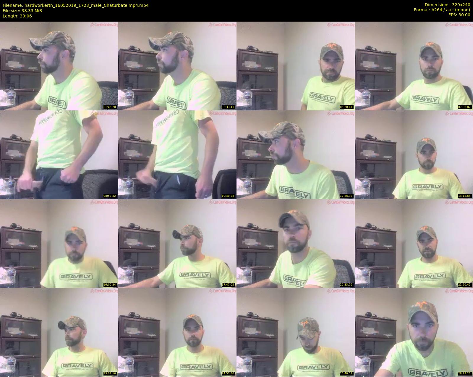 hardworkertn — 31 minute Chaturbate male cam show recording, SD, May 16, 2019