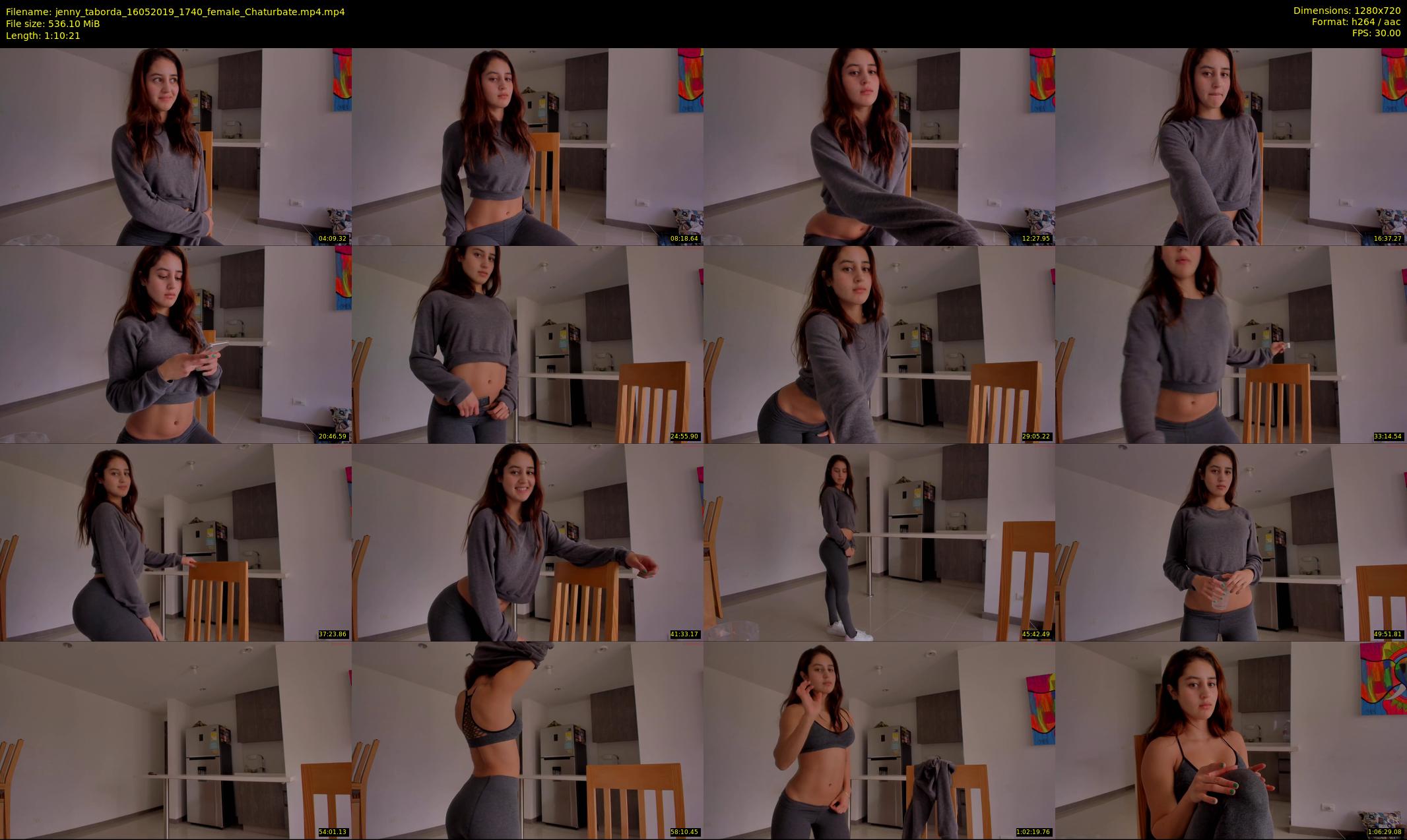 jenny_taborda — 71 minute Chaturbate female cam show recording, 720p, May 16, 2019