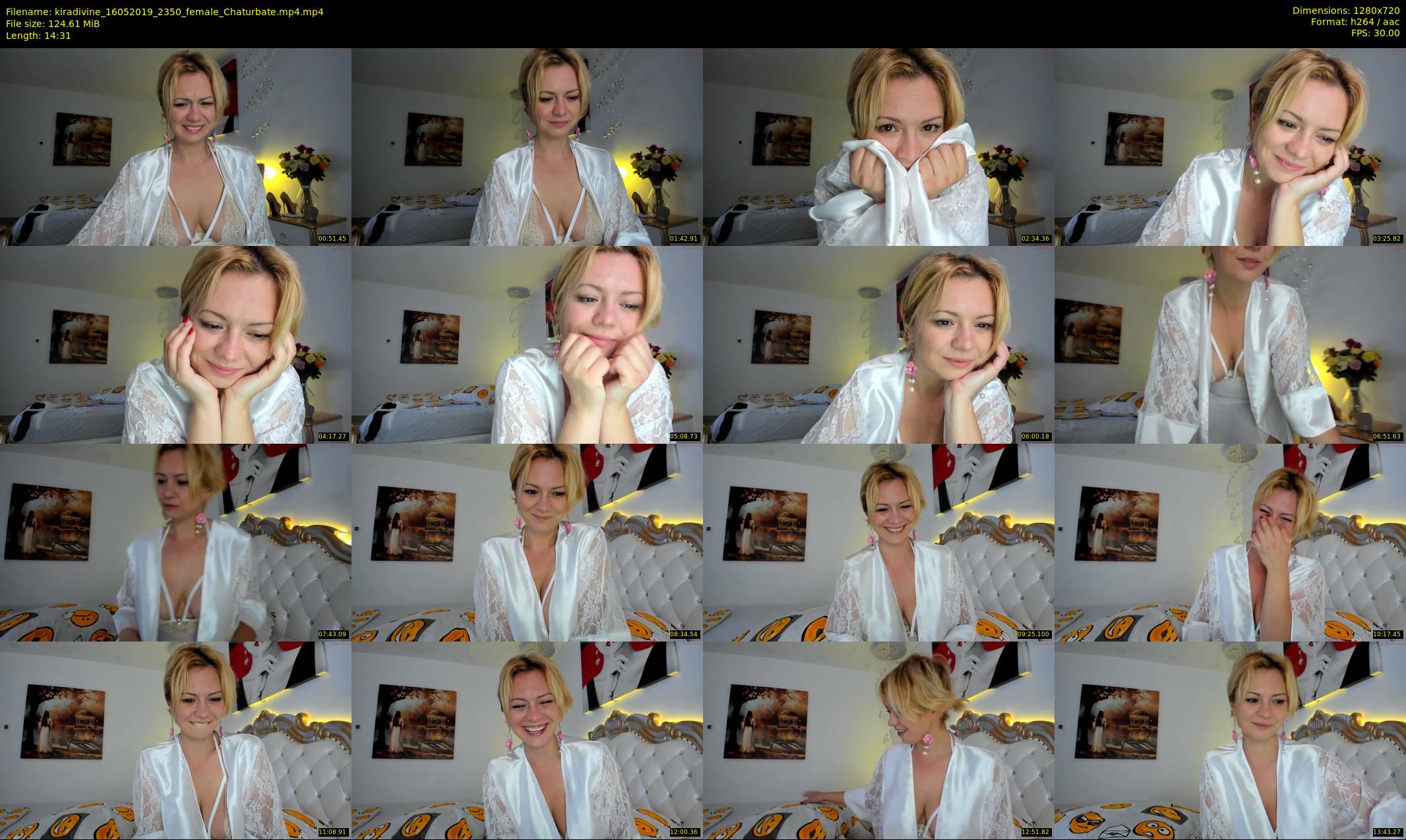 kiradivine — 15 minute Chaturbate female cam show recording, 720p, May 16, 2019