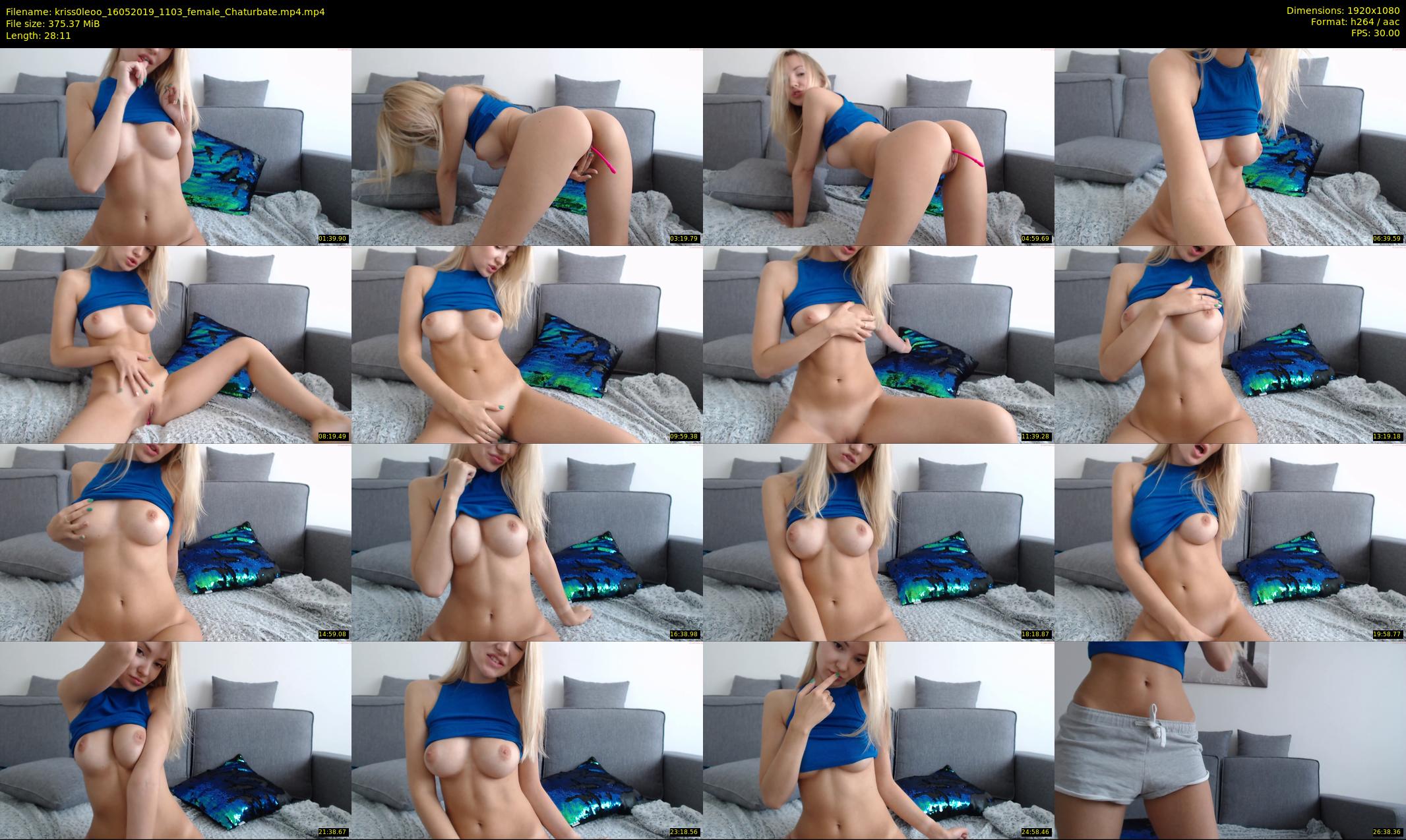 kriss0leoo — 29 minute Chaturbate couple cam show recording, 1080p, May 16, 2019