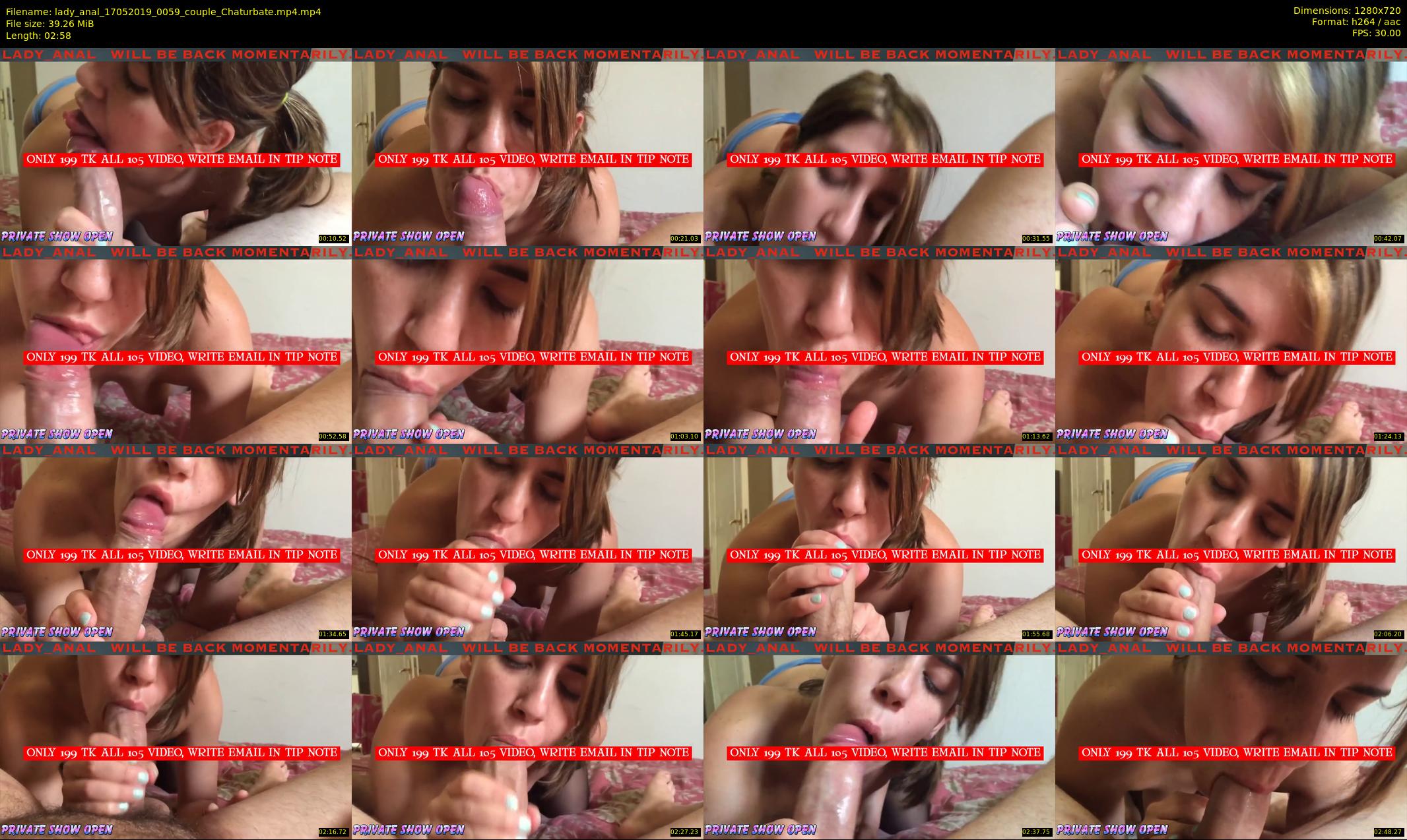 lady_anal — 3 minute Chaturbate female cam show recording, 720p, May 17, 2019